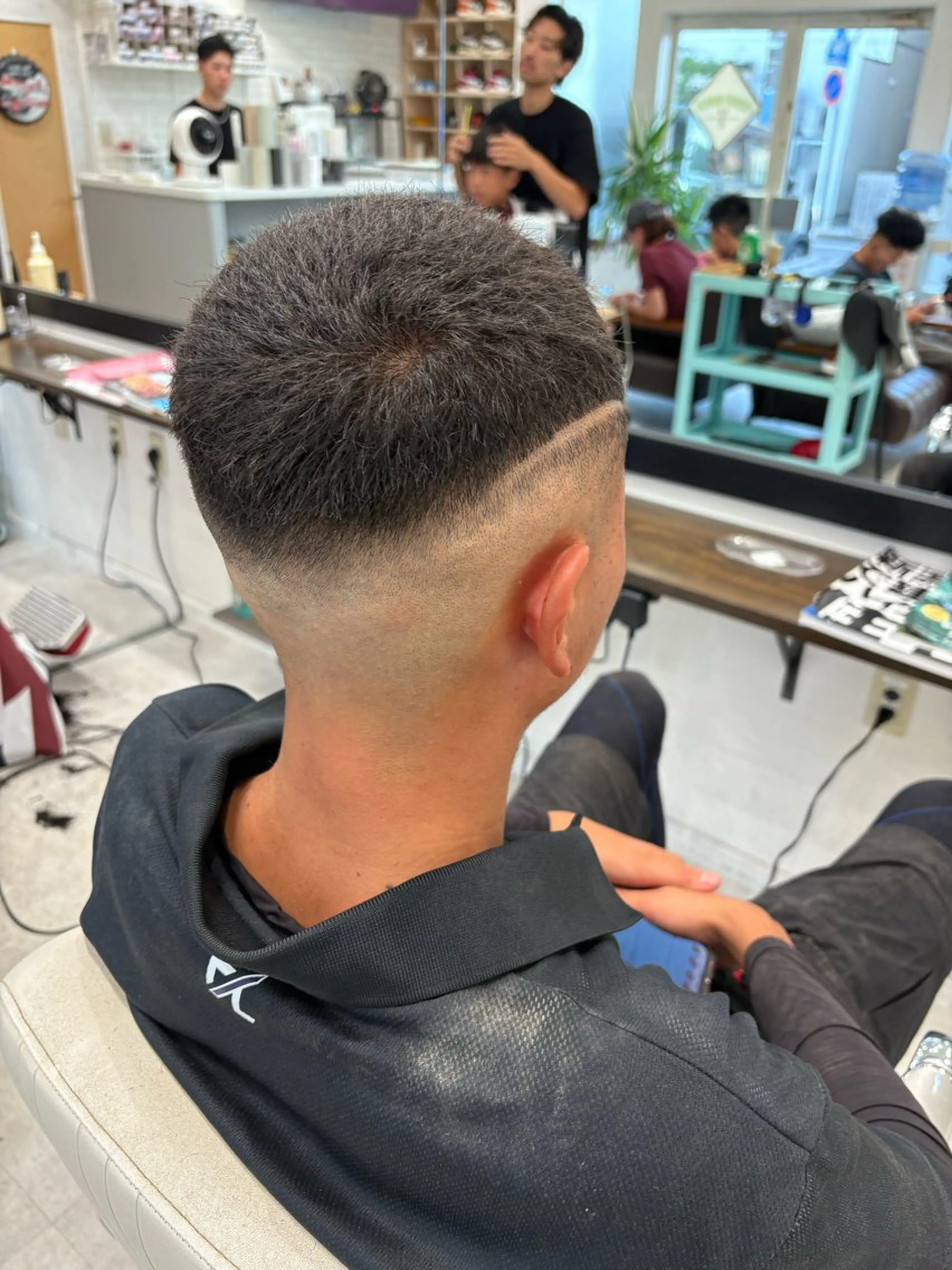 ショート メンズ カット パーマ CUCUMBER所属・本間 颯太のヘアスタイル