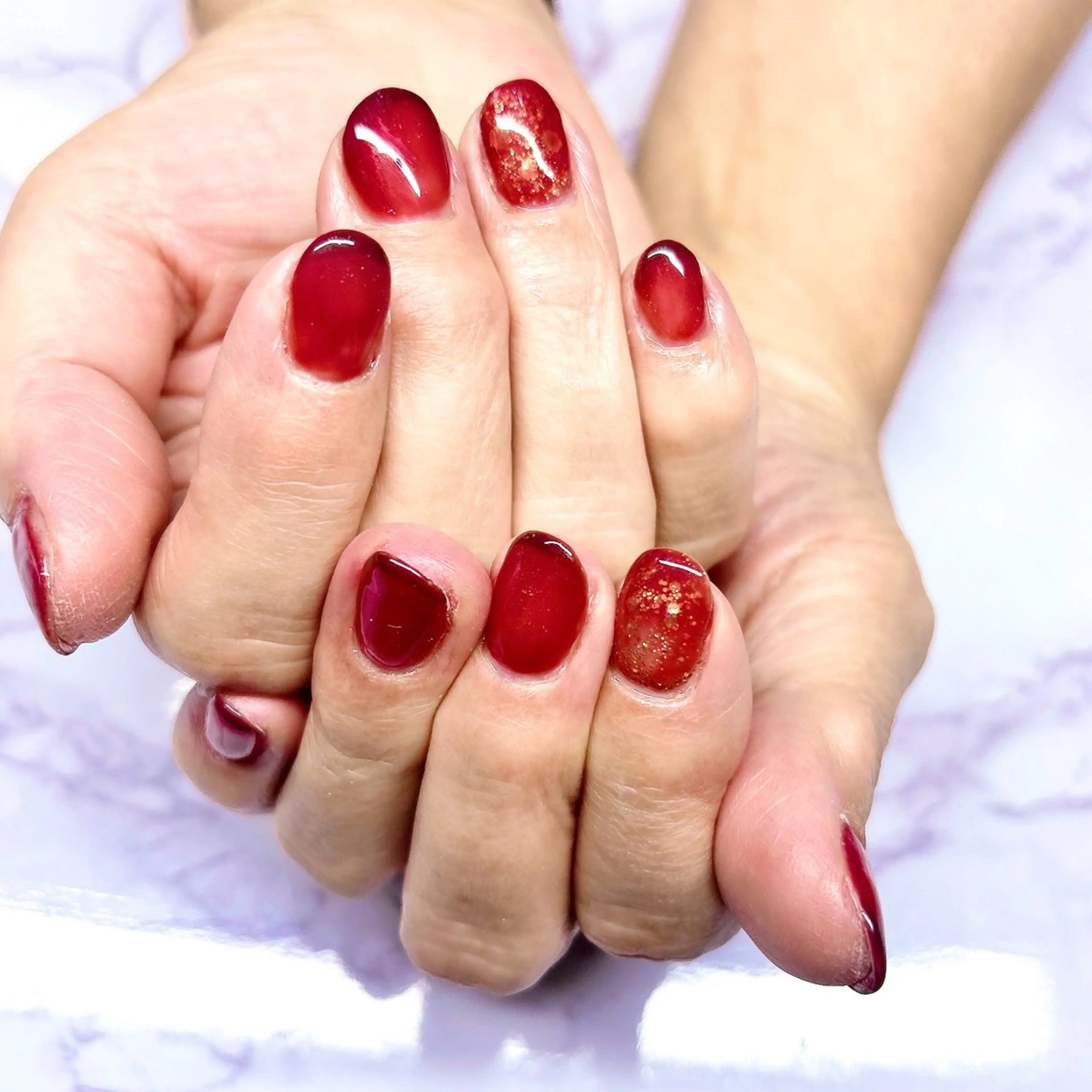 ネイル フレンチネイル MYu Beauty Salon  MAIのネイルデザイン