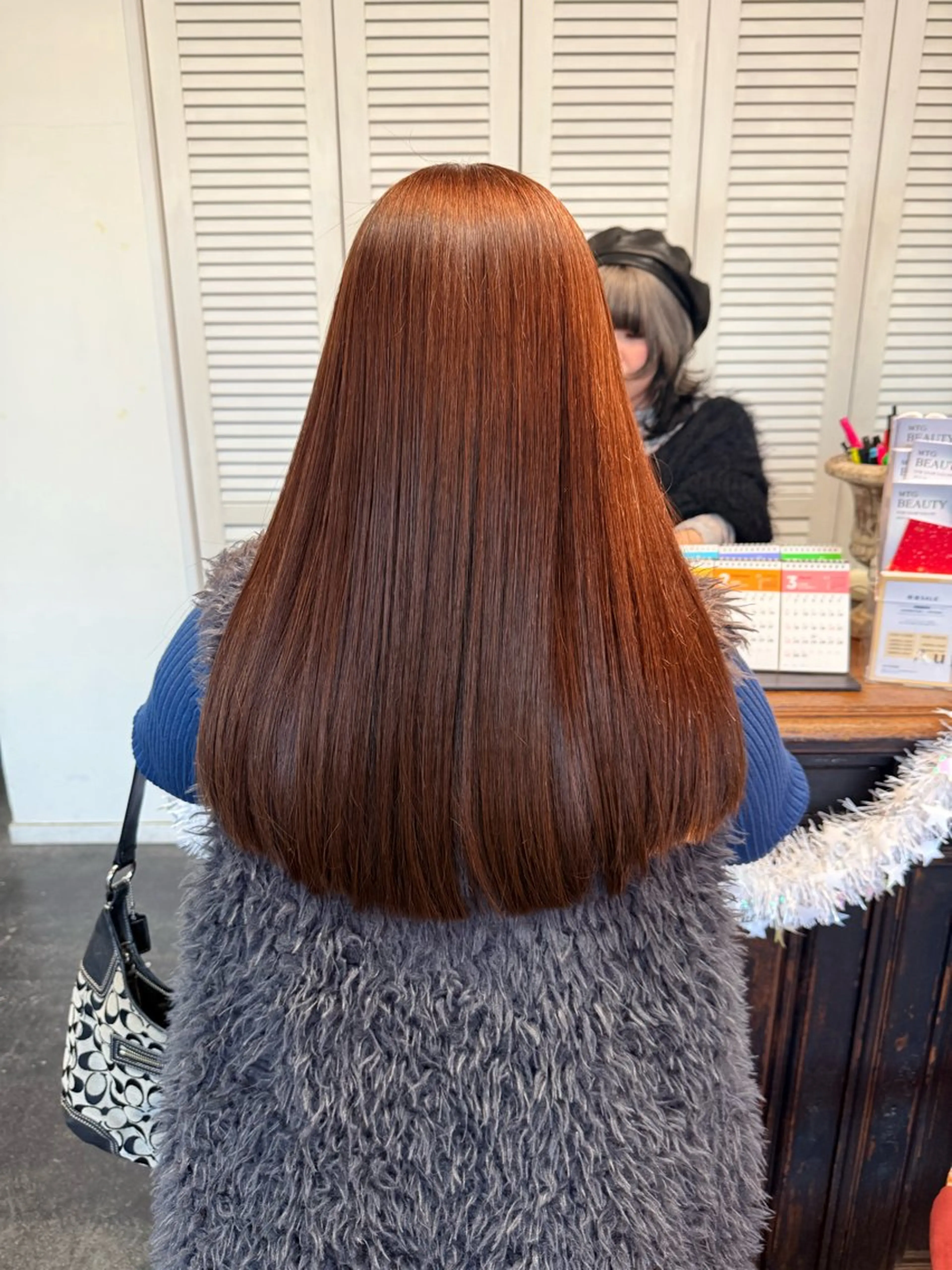 ロング トリートメント 酸熱トリートメント ヘアカラー トリートメント SET-UP中庄店所属・set-up 中庄 hikariのヘアスタイル