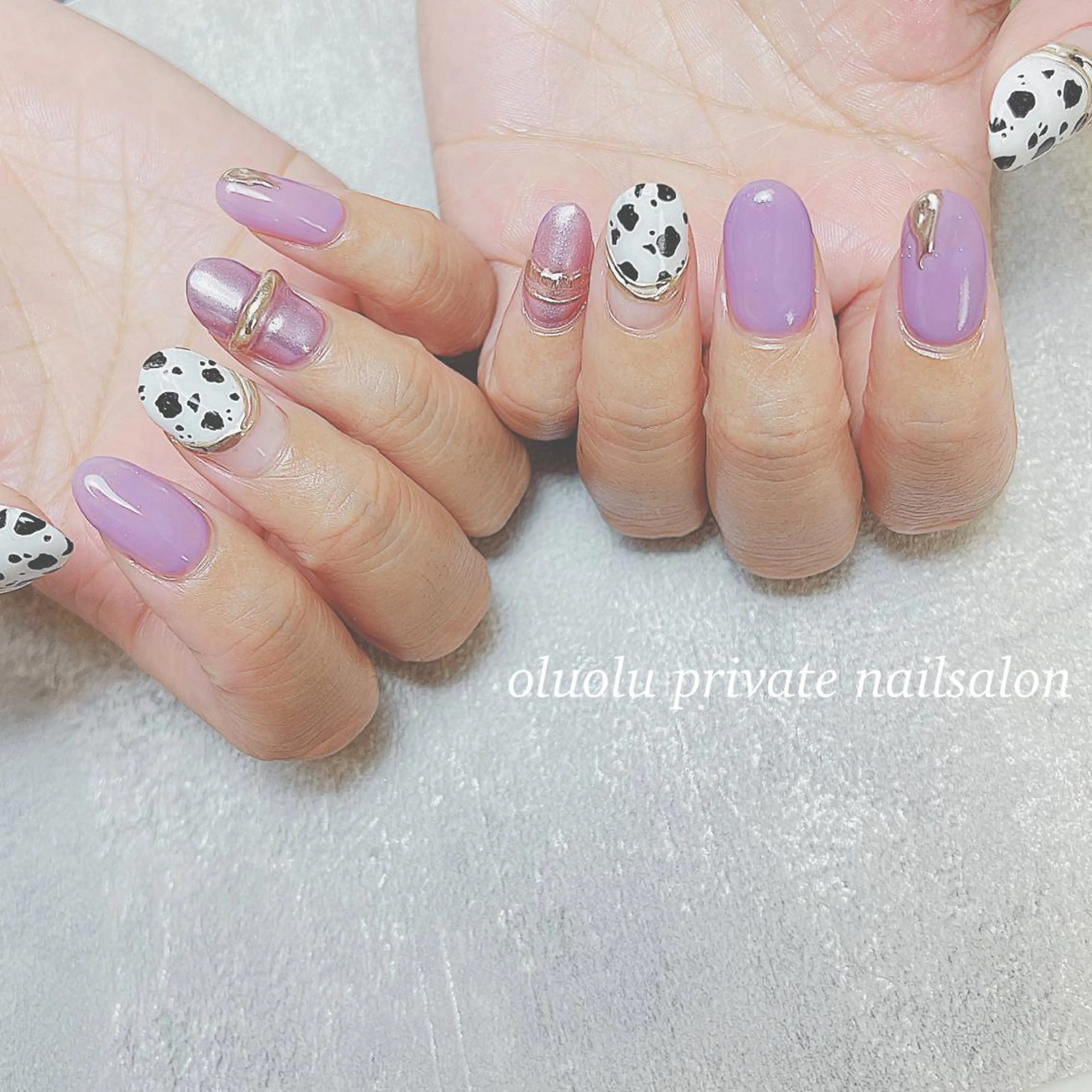 ネイル アートネイル フットネイル ジェルネイル ミラーネイル ニュアンスネイル ハンドネイル 大村 紬華のネイルデザイン