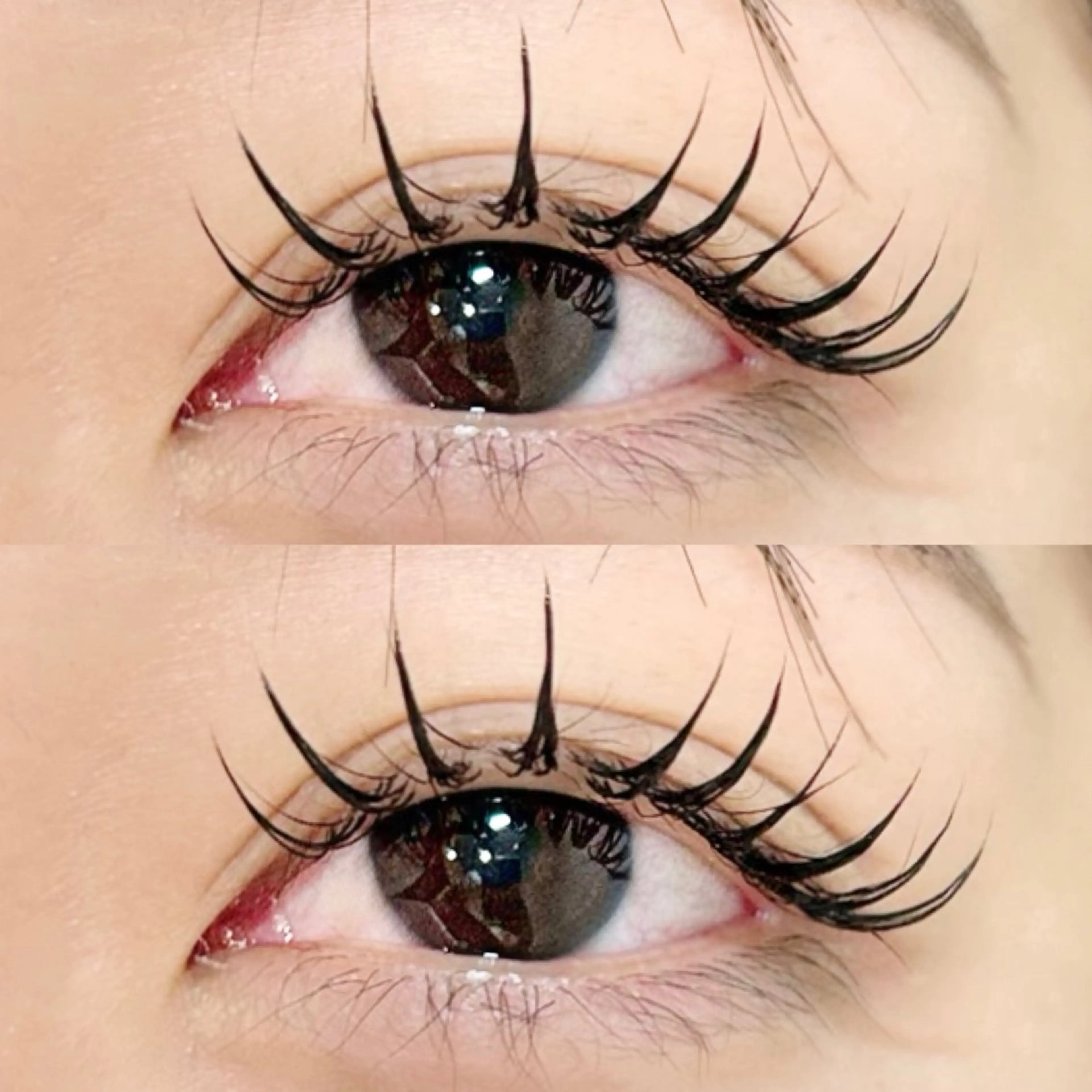 マツエク・マツパ フラットラッシュ chacha bla nc Amie 沖田のマツエク・マツパデザイン