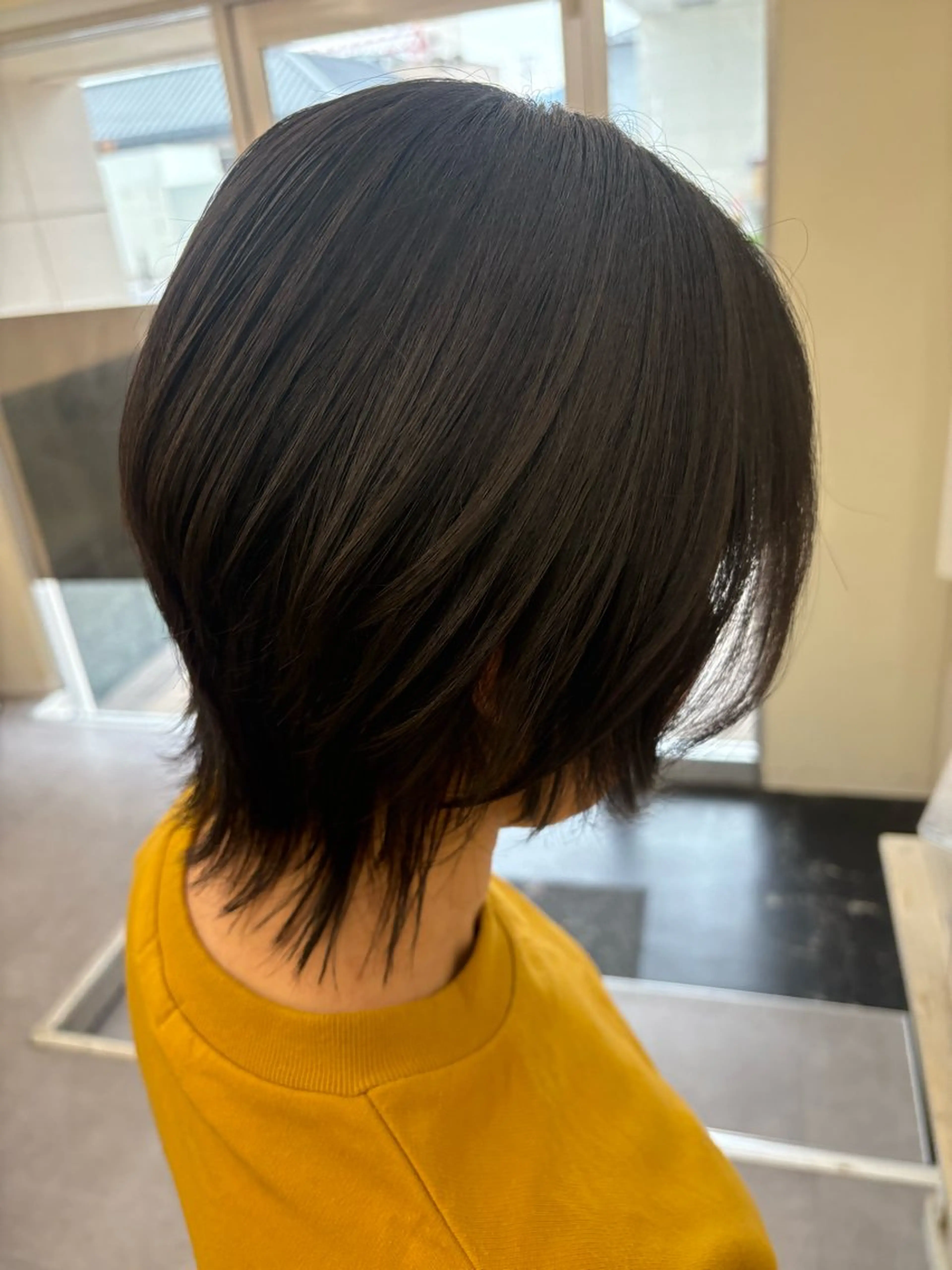 ショート くびれヘア ウルフカット カット 西澤 綺羅のヘアスタイル