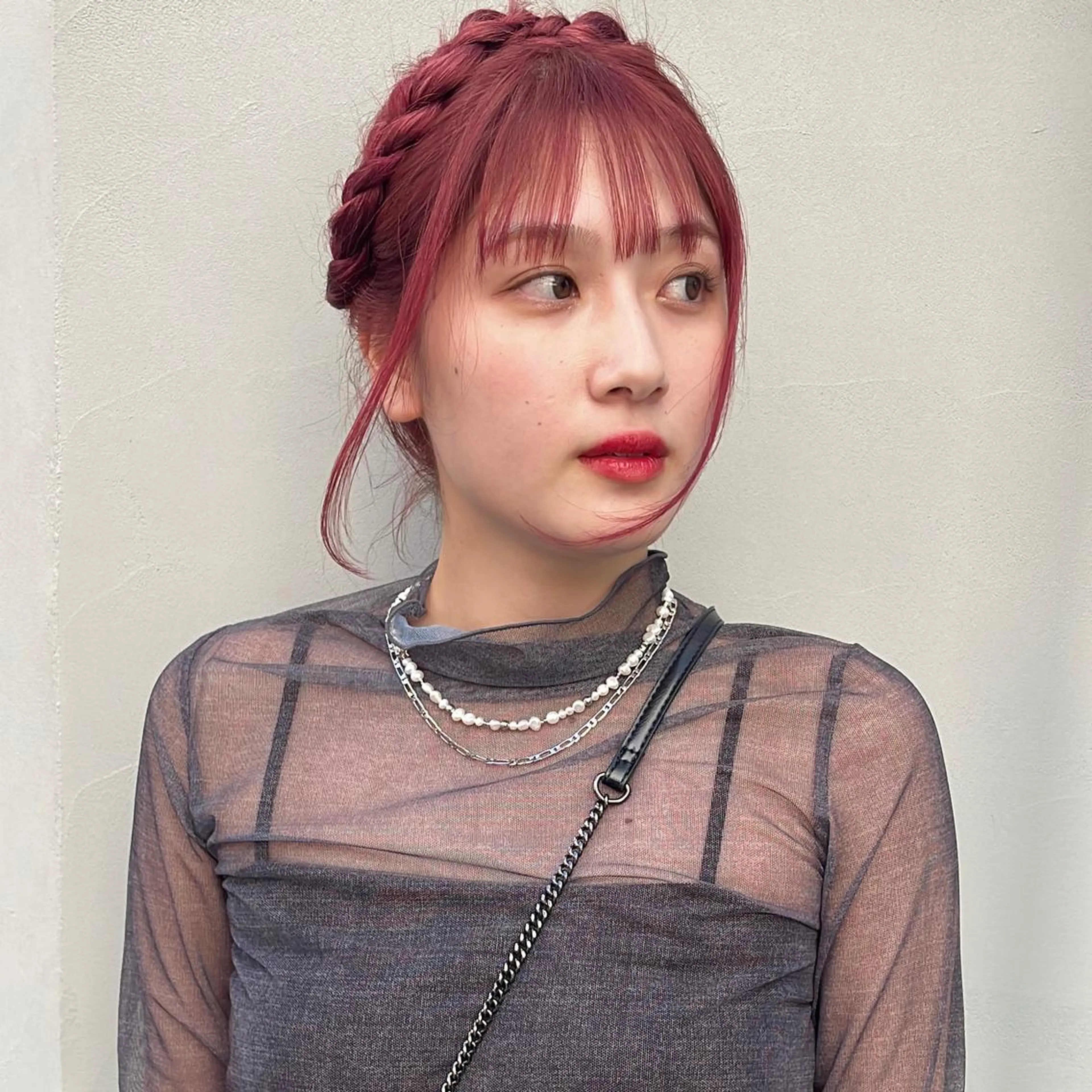 ロング カット ヘアカラー トリートメント 小濱 拓也のヘアスタイル