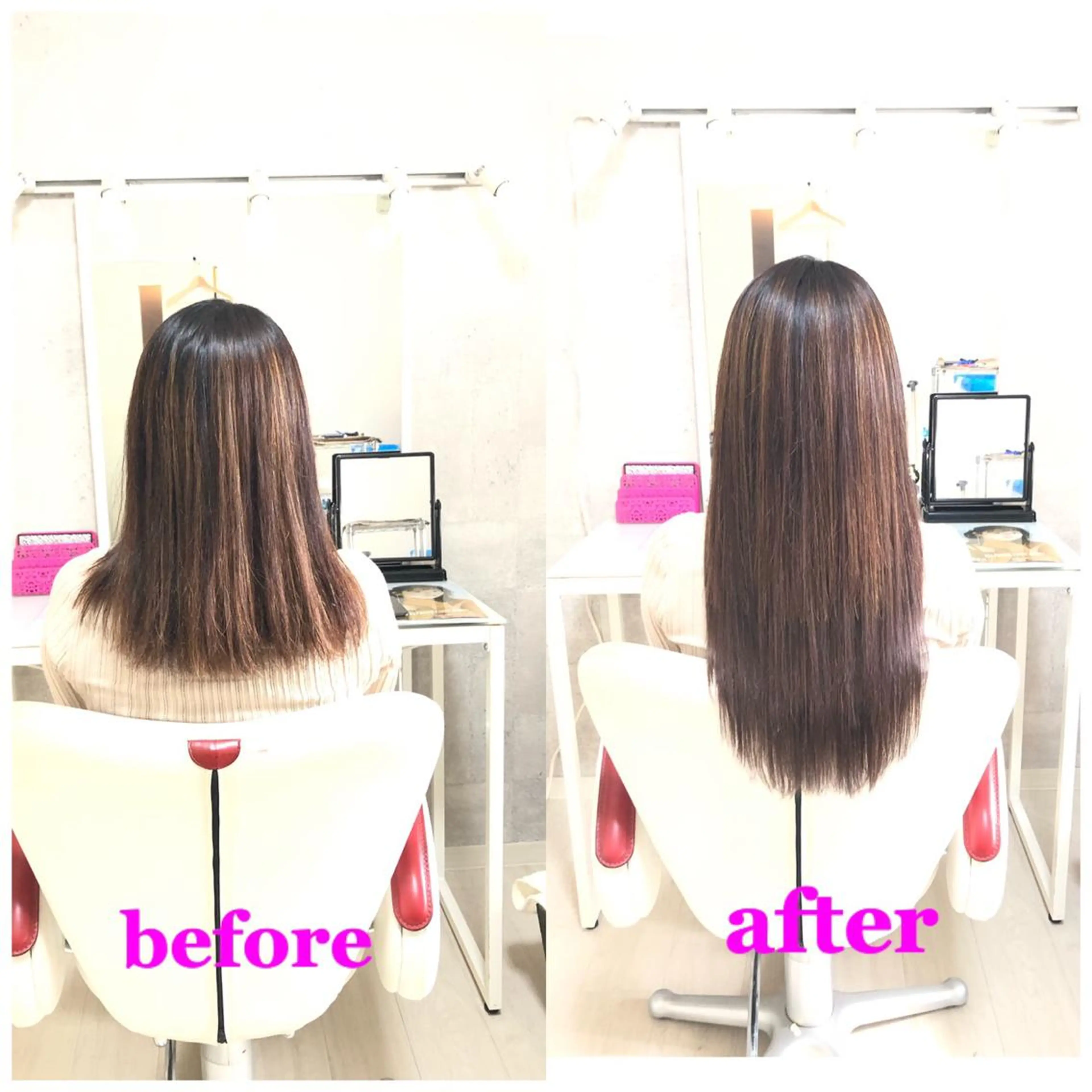 ロング エクステ ドレスアップ心斎橋店所属・🌸ドレスアップ 心斎橋店🌸のヘアスタイル