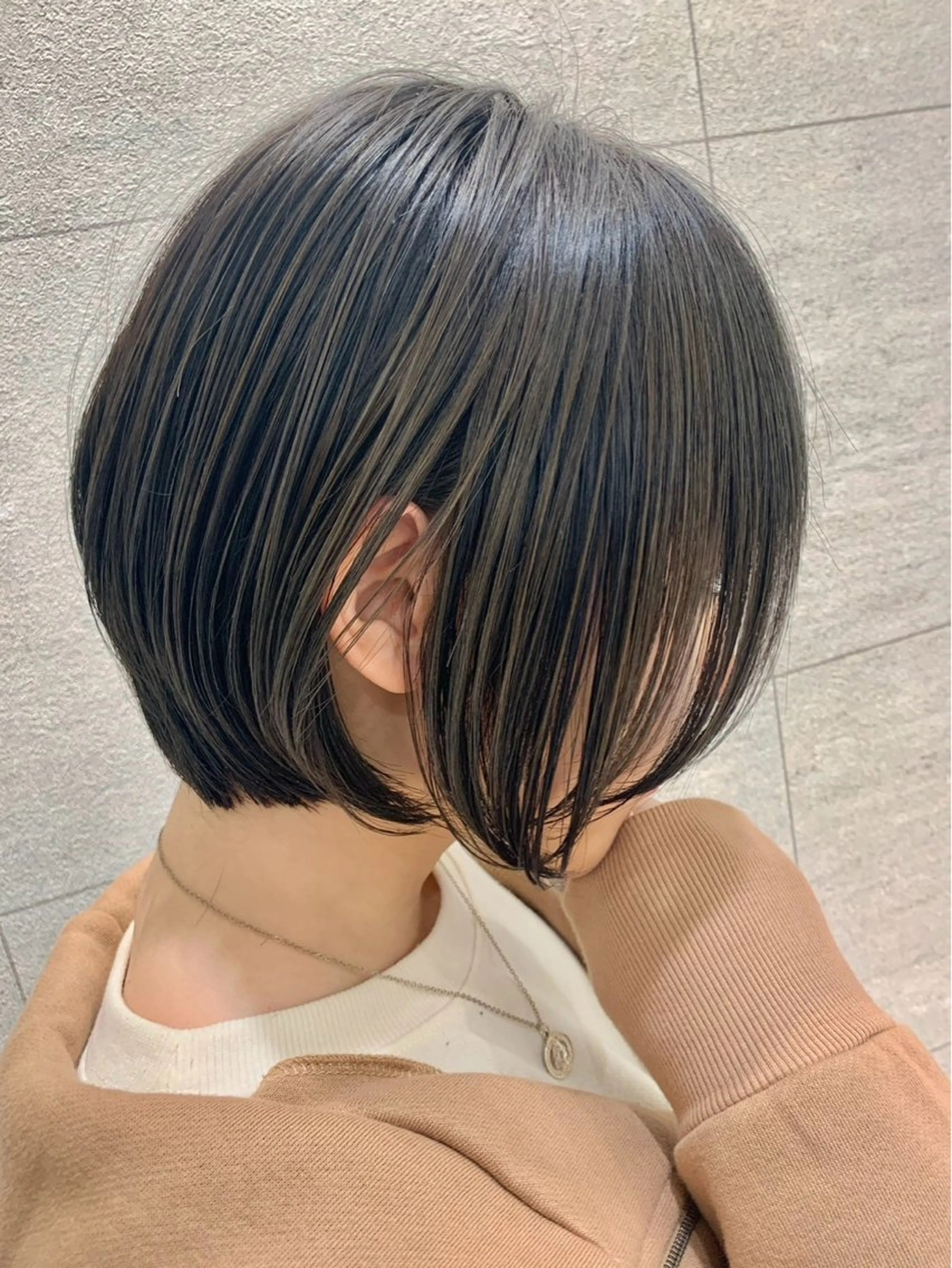 ショート ショートボブ ボブ ショートヘア Number博多所属・宮里 蓮生のヘアスタイル