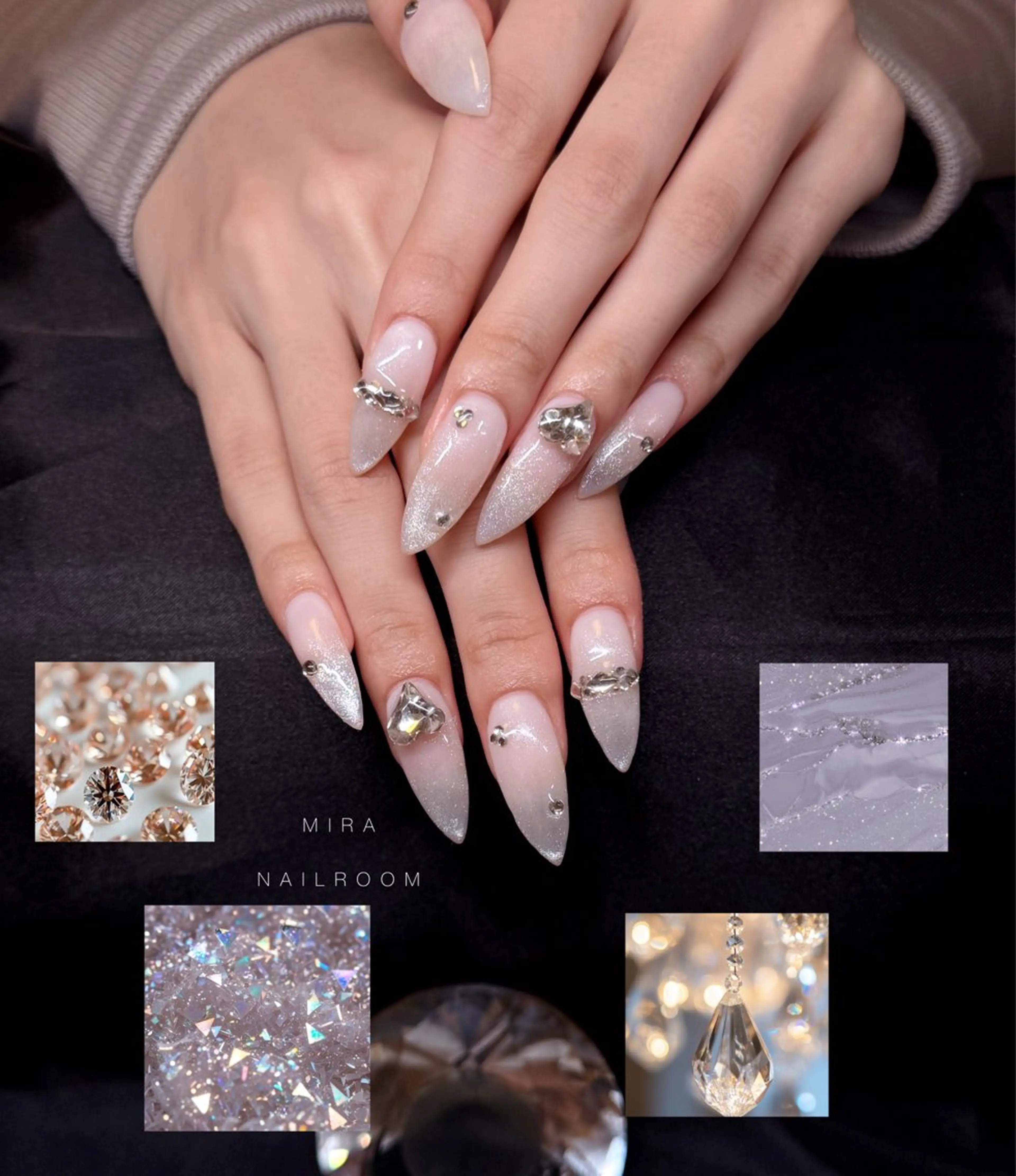 ネイル 長さ出し MIRA NAILROOM SALON所属・MIRA NAILROOMのネイルデザイン