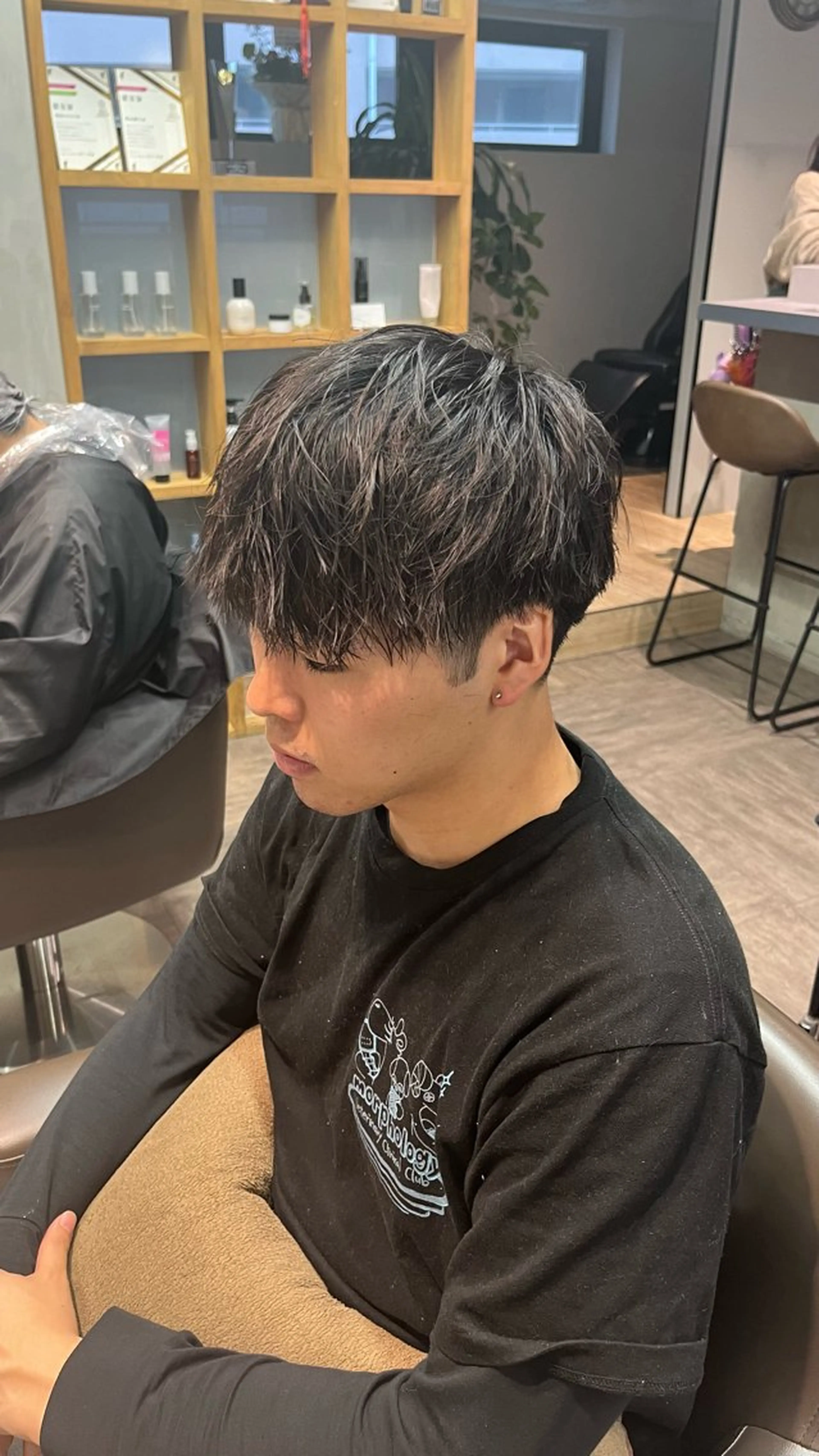 メンズ カット メンズカット パーマ飯野友喜のヘアスタイル