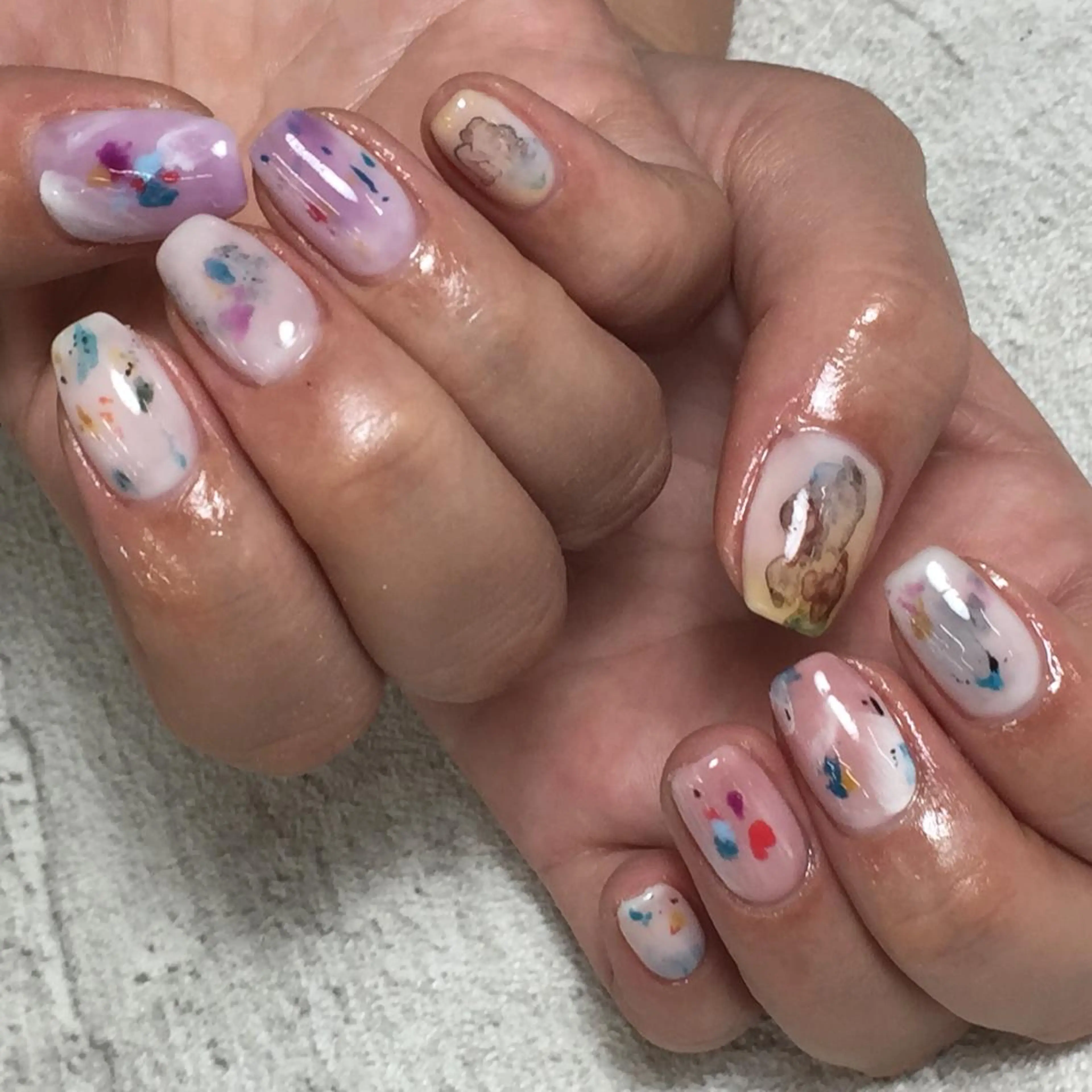 ネイル ニュアンスネイル MAXKELLY freeve渋谷店所属・MAXKELLY HARUのネイルデザイン