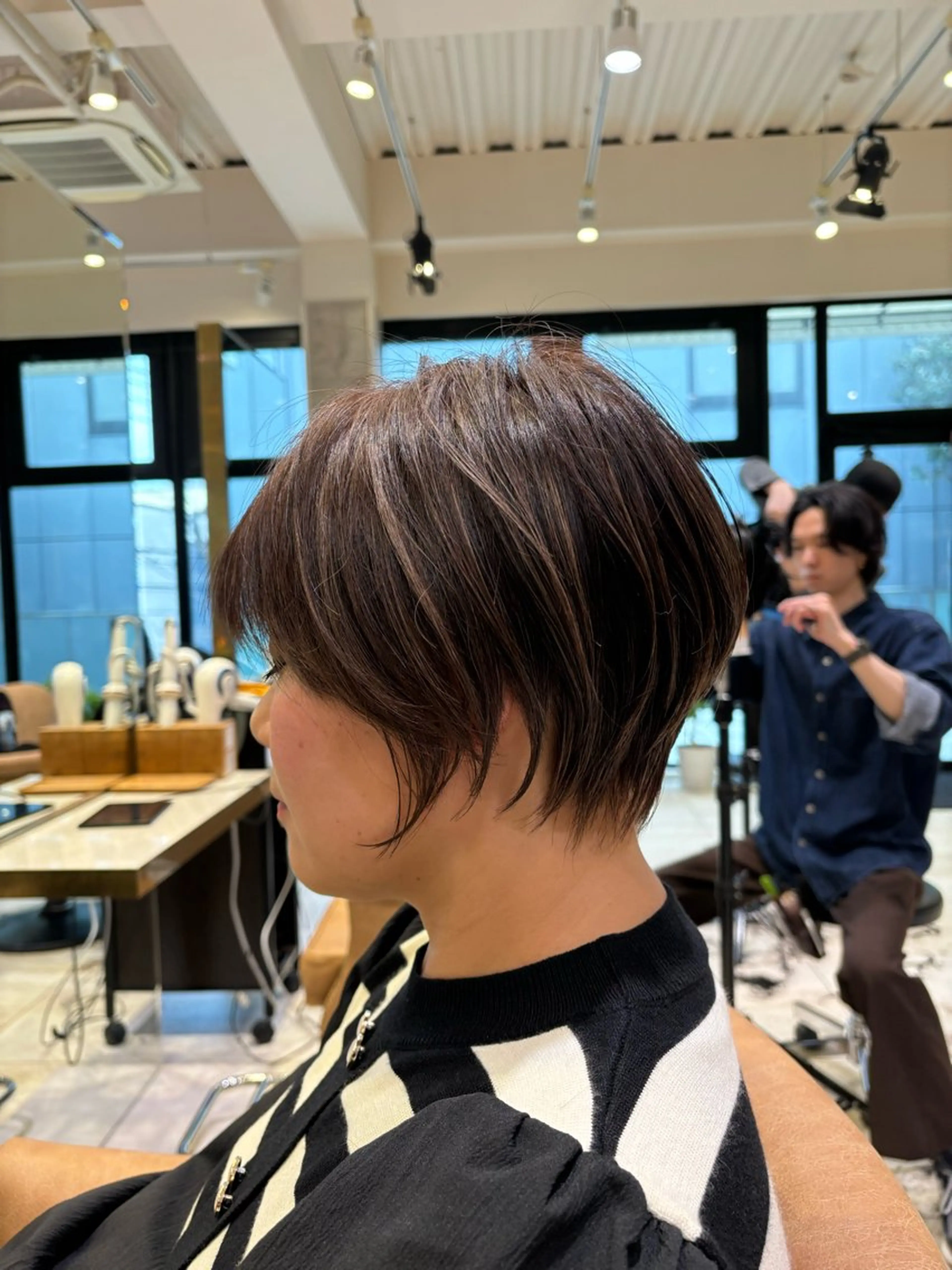 ショート ショートヘア 無料カットモデル /小顔ショート/荒砂のヘアスタイル