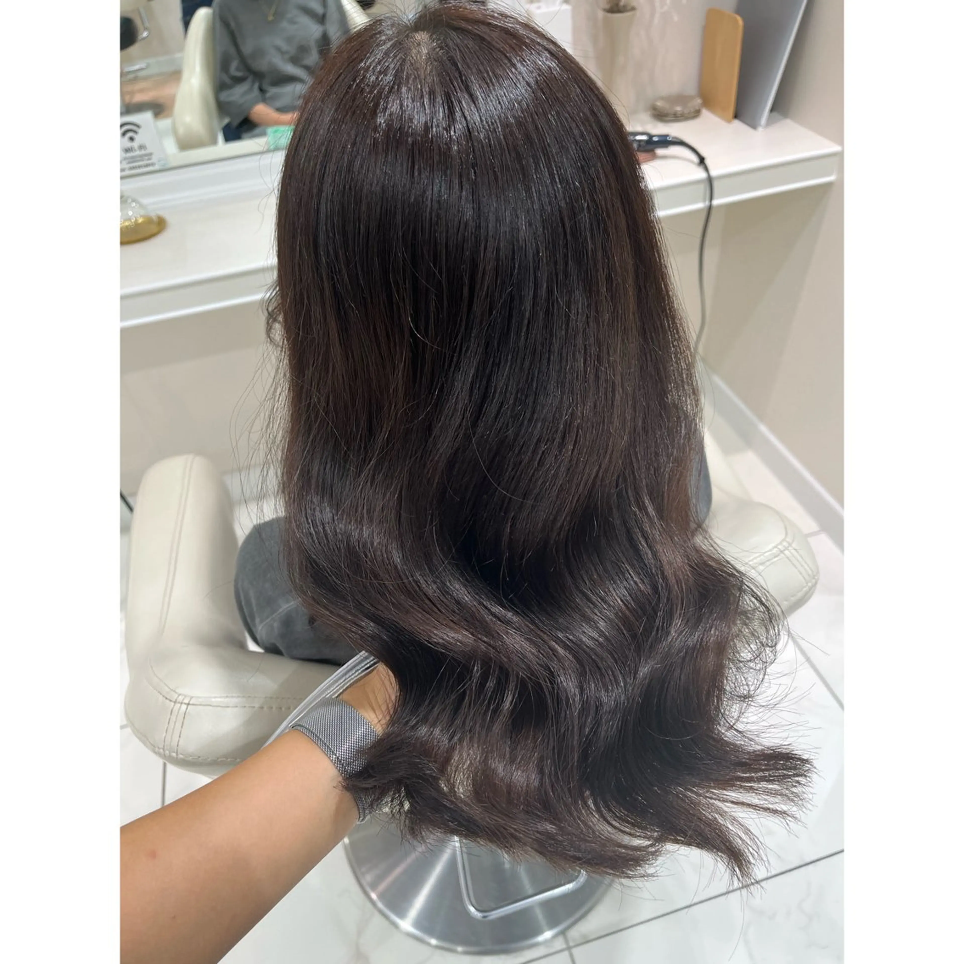 セミロング カラー 韓国ヘア 🎀中川綾乃🎀のヘアスタイル