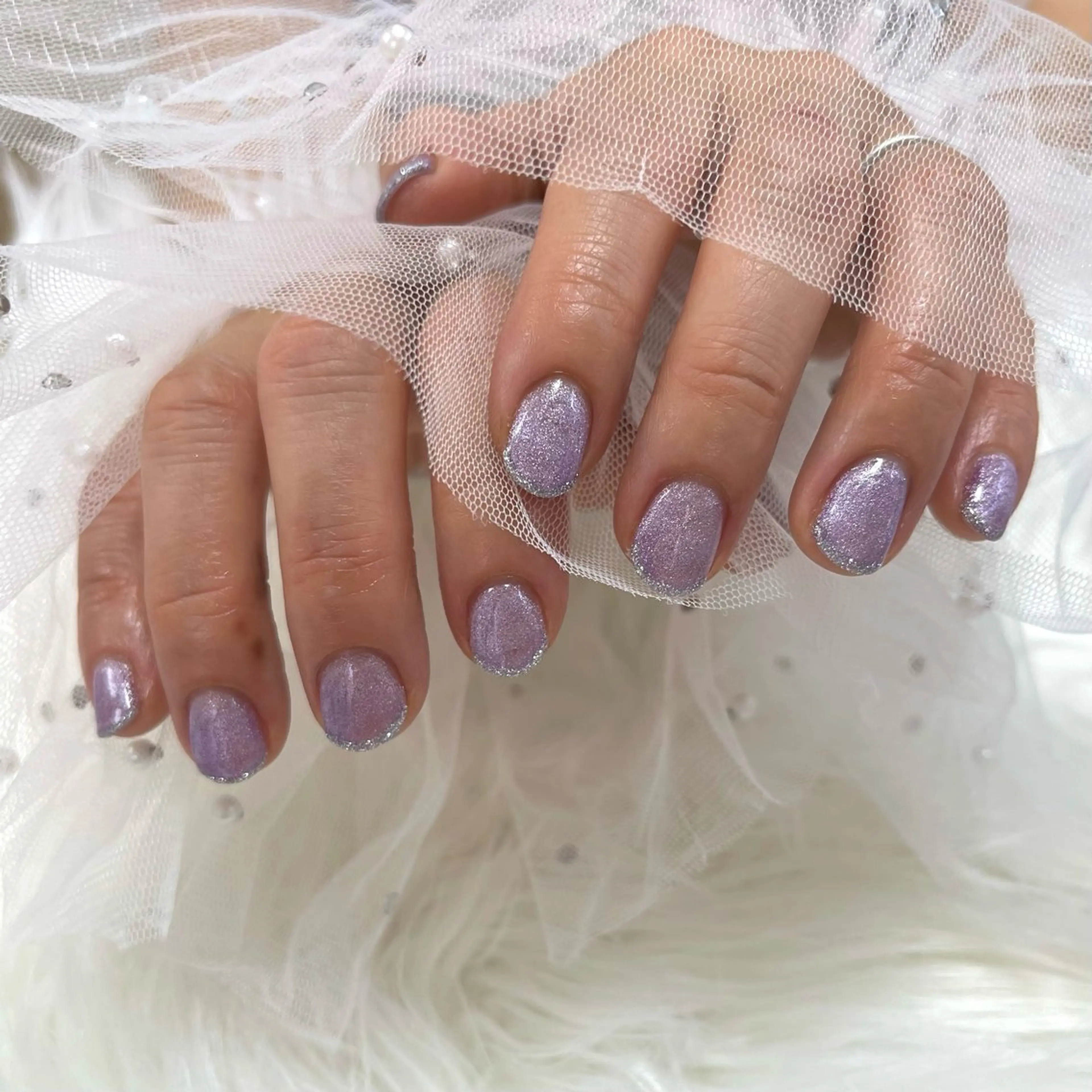 ネイル ラメ(グリッター) マグネットネイル ハンドネイル SHINE nail salonのネイルデザイン