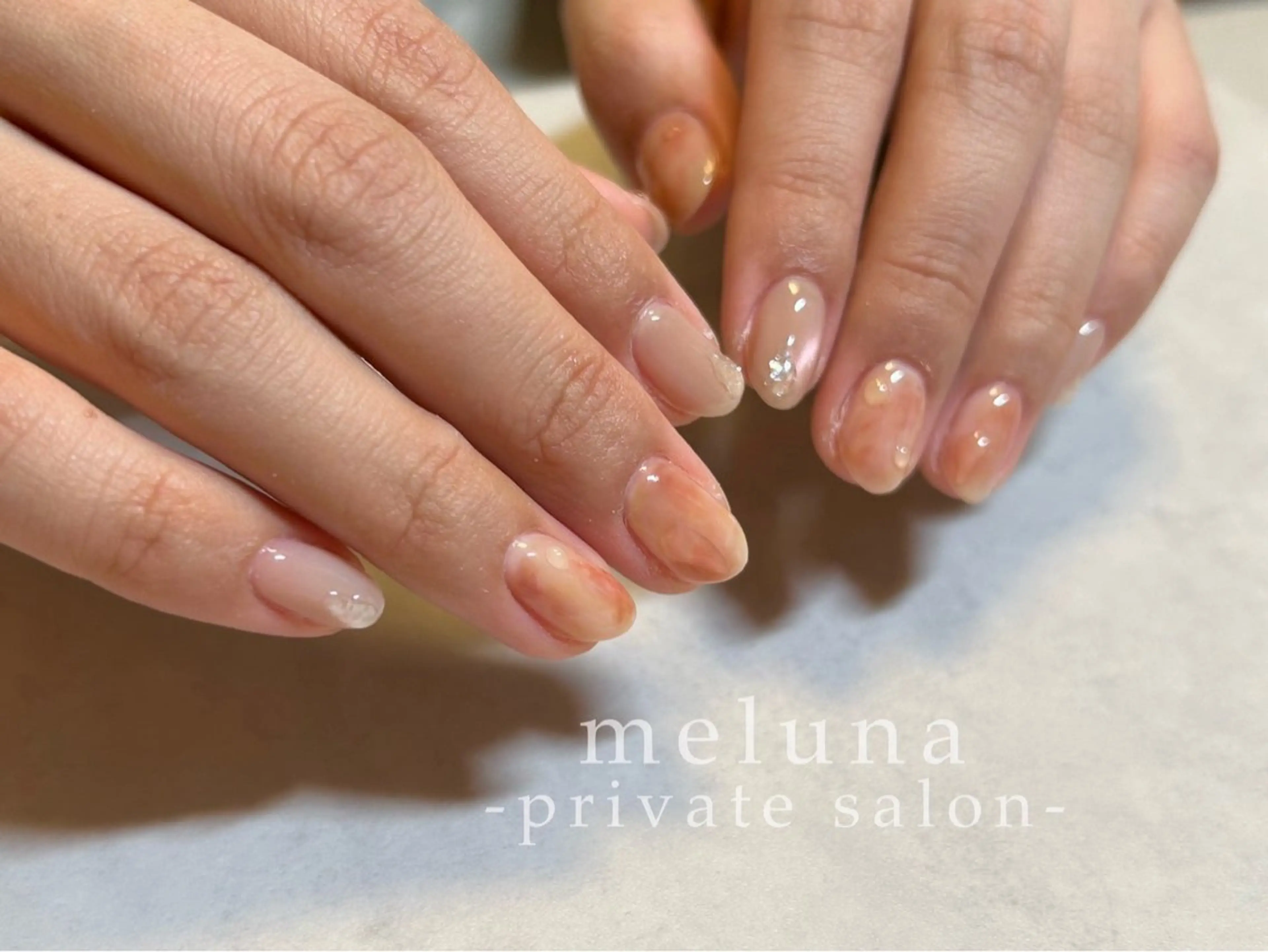 ネイル ハンドネイル Meruna .ﾒﾙｰﾅ.のネイルデザイン