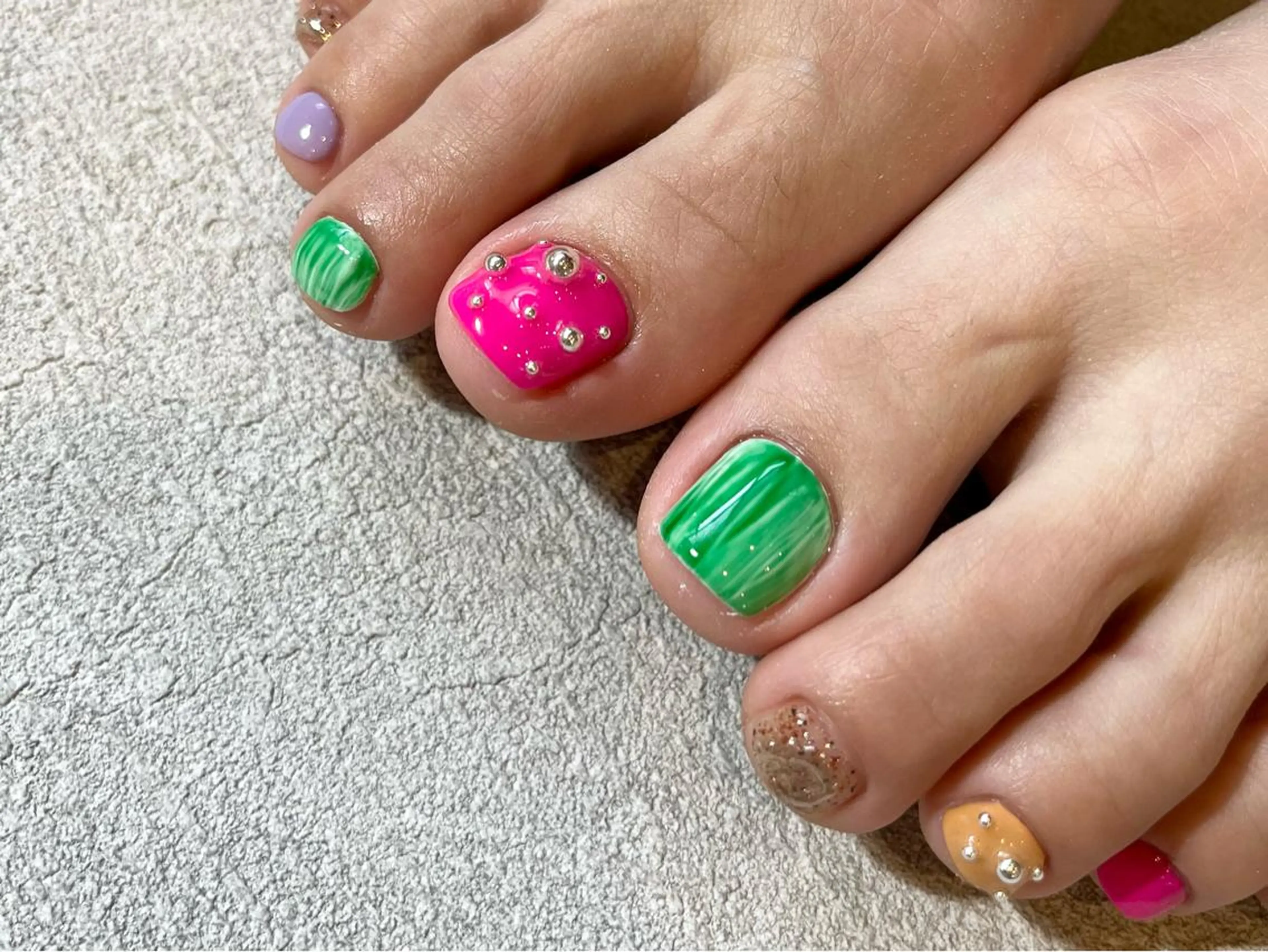 ネイル フットネイル 小河 仁美のネイルデザイン