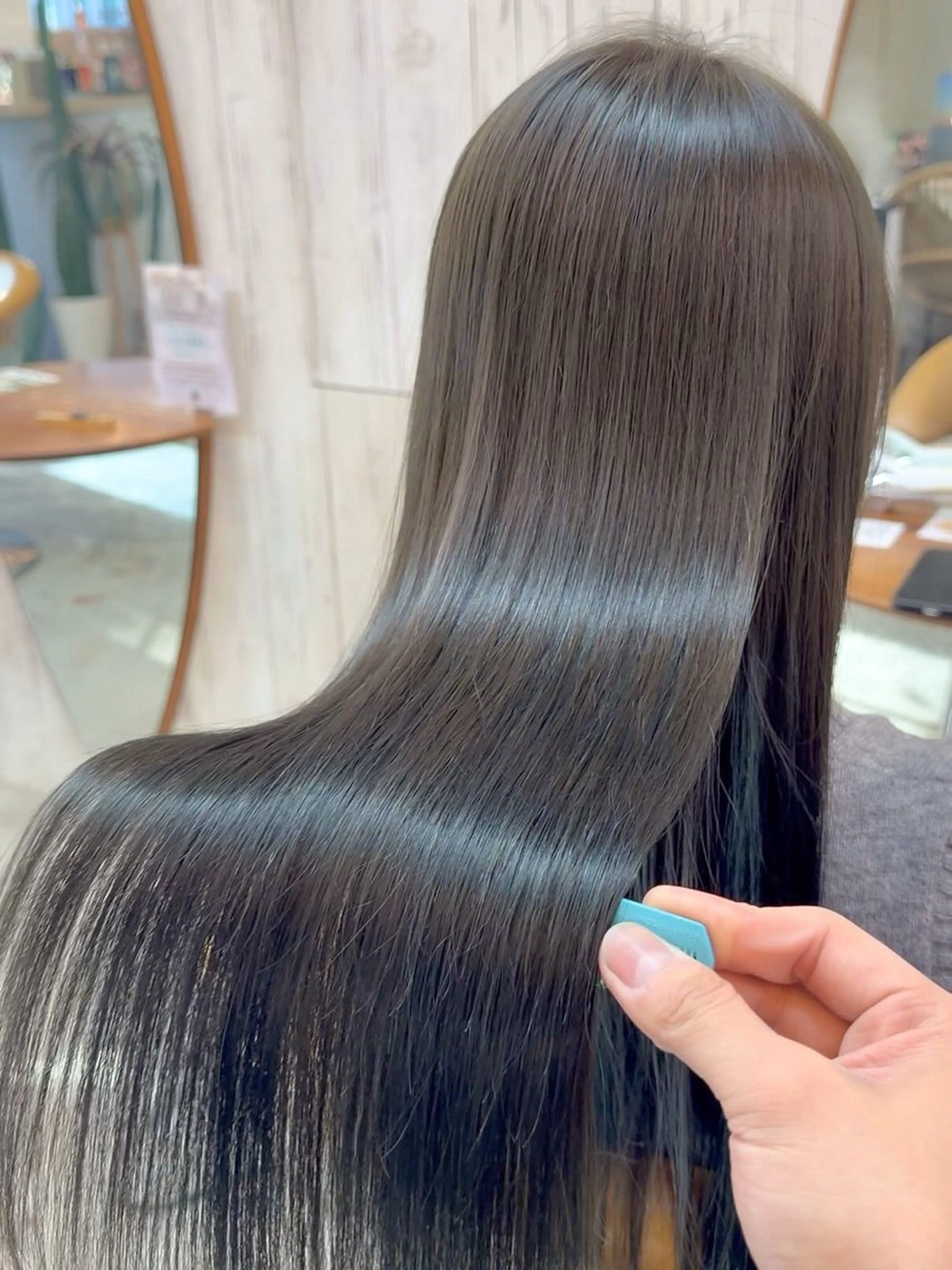 カラー 韓国ヘア/美髪矯正/ Haruna🦋のヘアスタイル