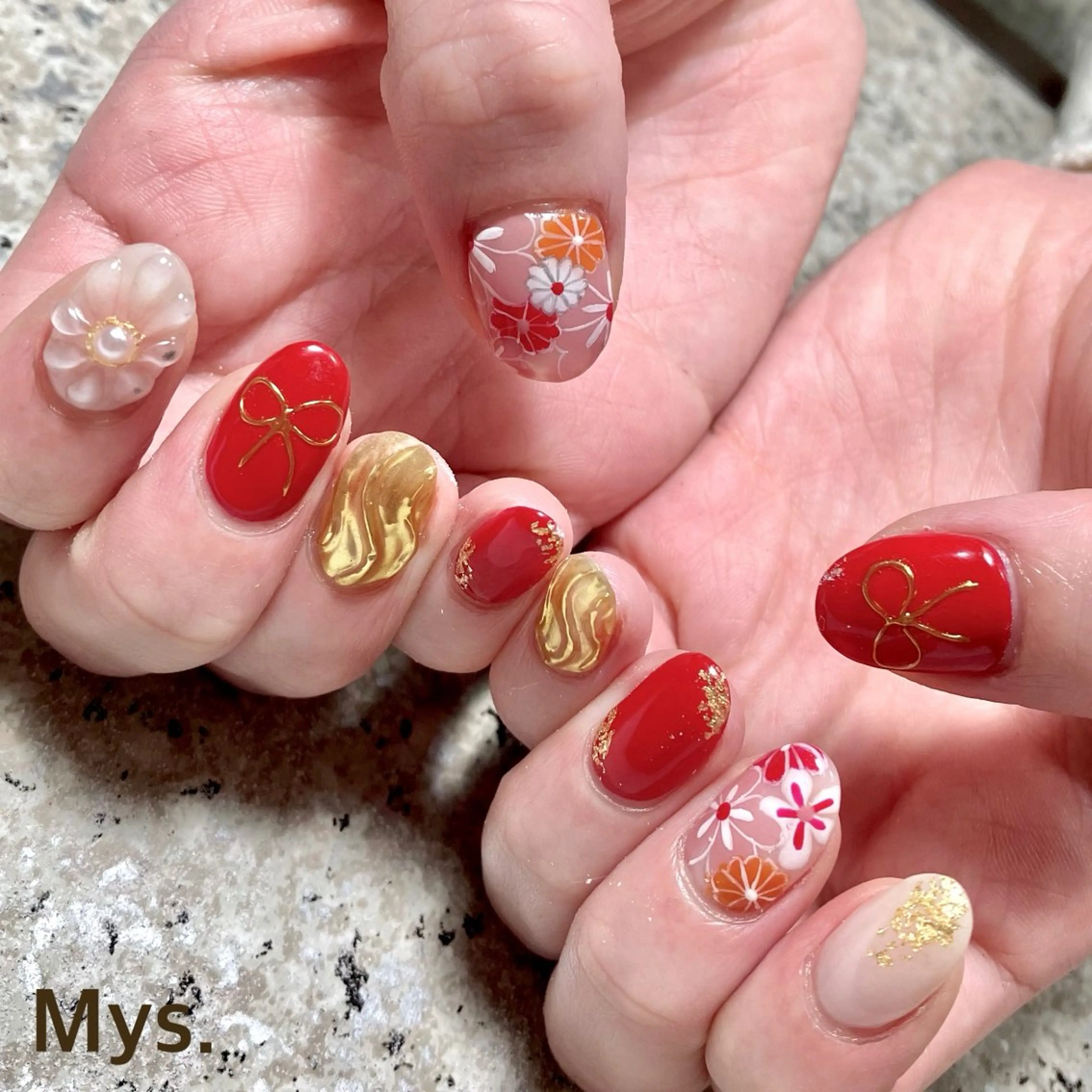 ネイル ハンドネイル Mys. 三上紗紀のネイルデザイン