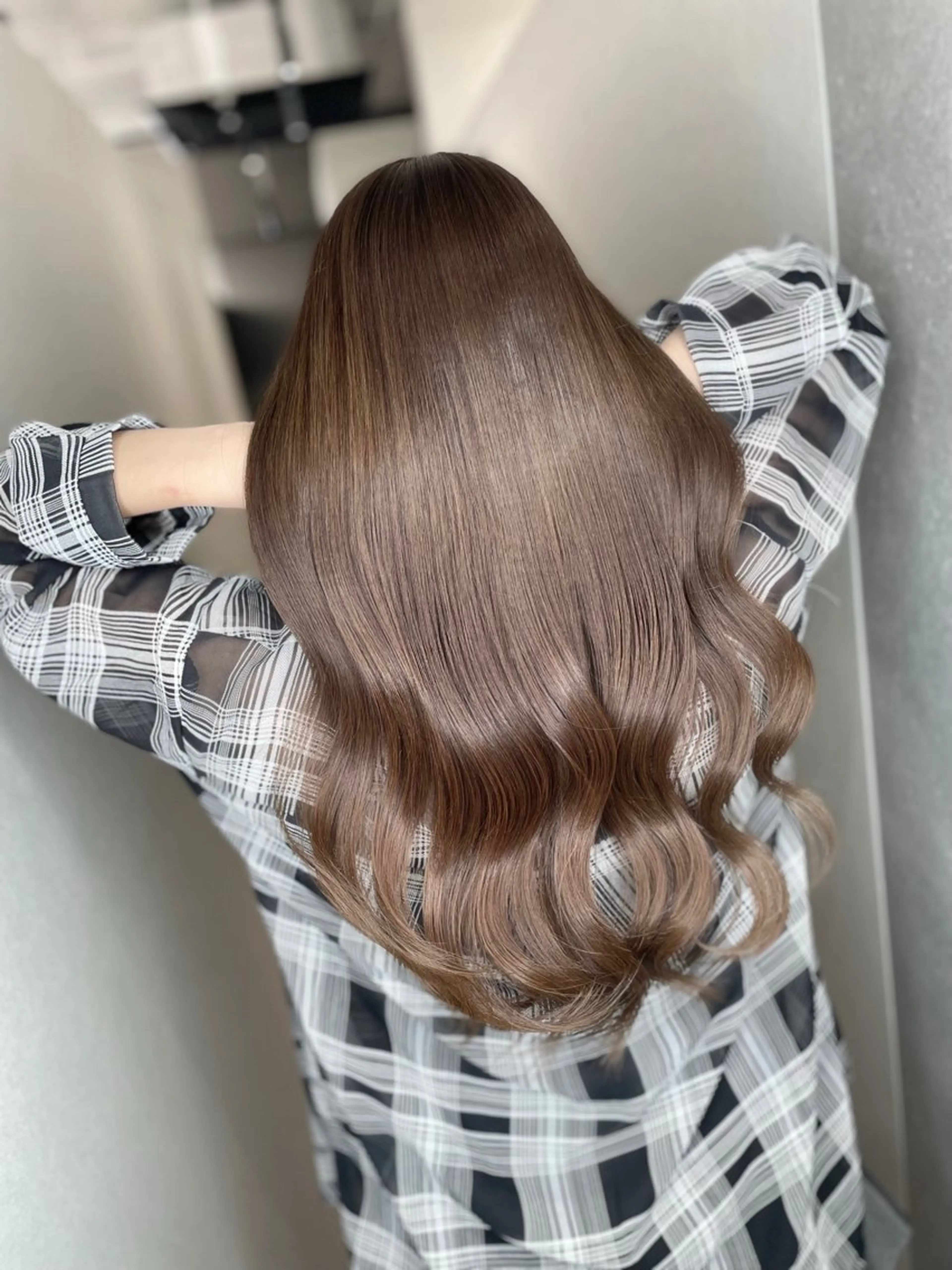 ロング カラー 透明感カラー 髪質改善 カット ヘアカラー トリートメント 今井 勝也のヘアスタイル