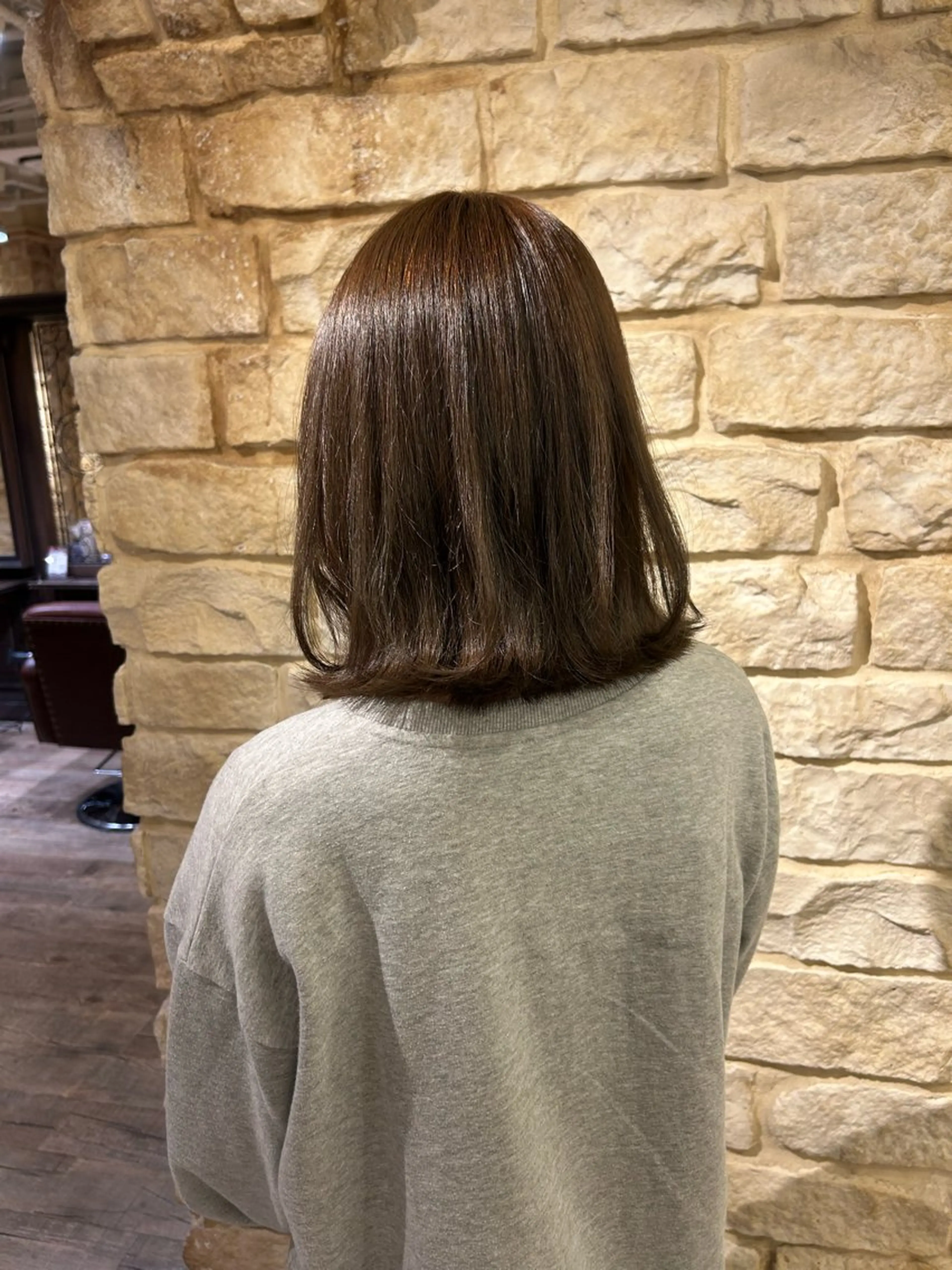 カラー Mei /オリーブ カラー/アレンジのヘアスタイル