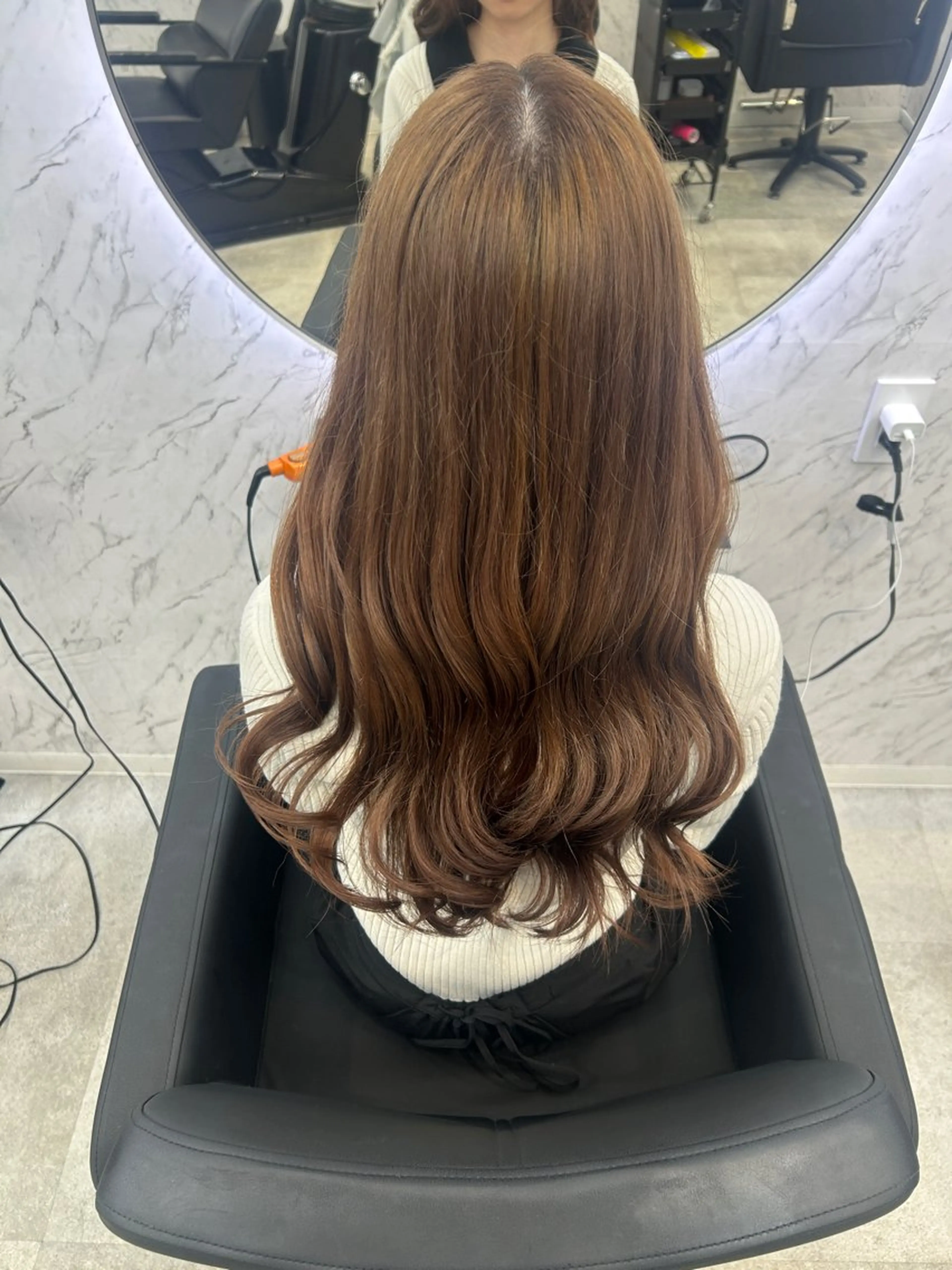 ロング カラー トリートメント ヘアカラー トリートメント 韓国艶カラー 🇰🇷💎MIUのヘアスタイル