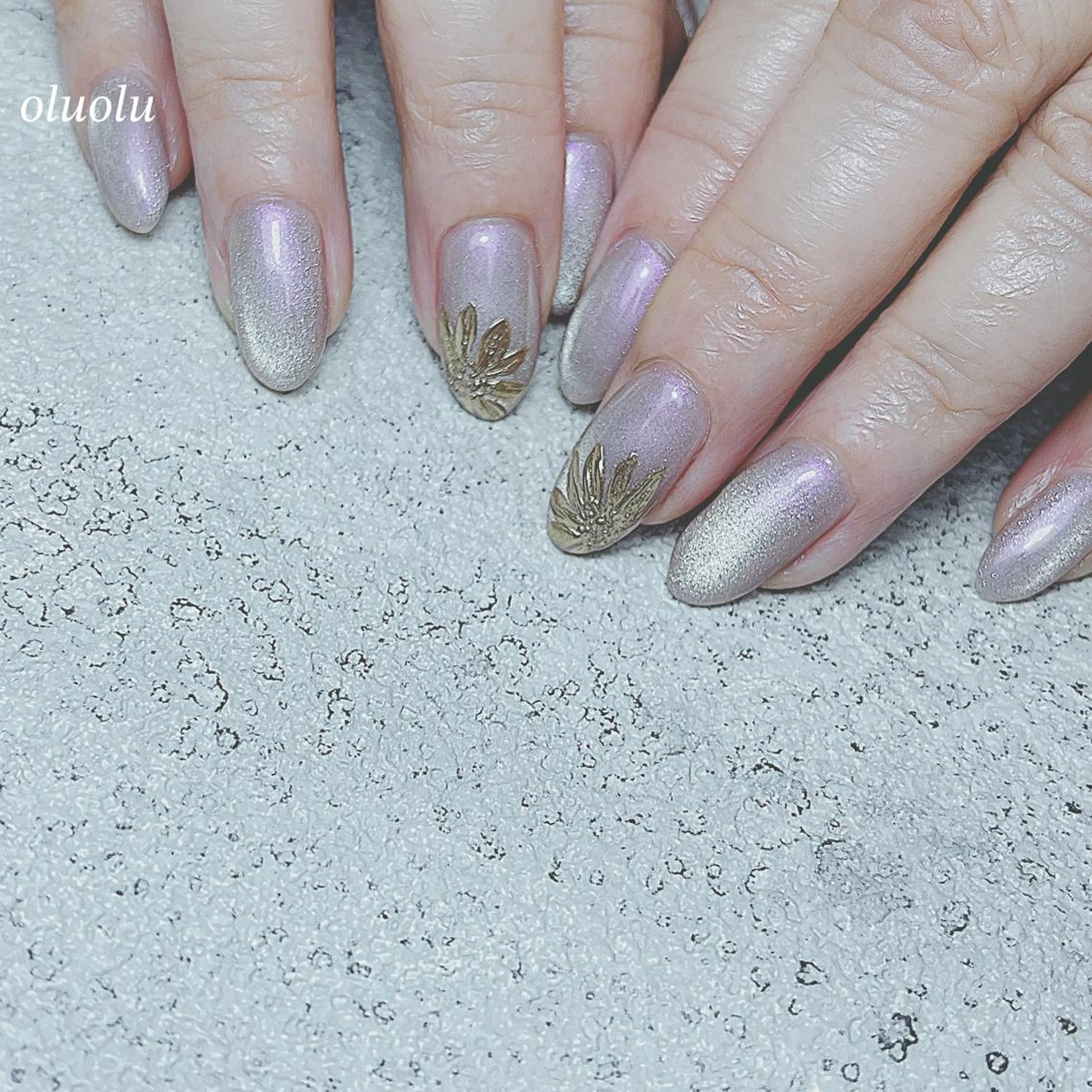 ネイル アートネイル フラワーネイル フットネイル ジェルネイル マグネットネイル 大村 紬華のネイルデザイン