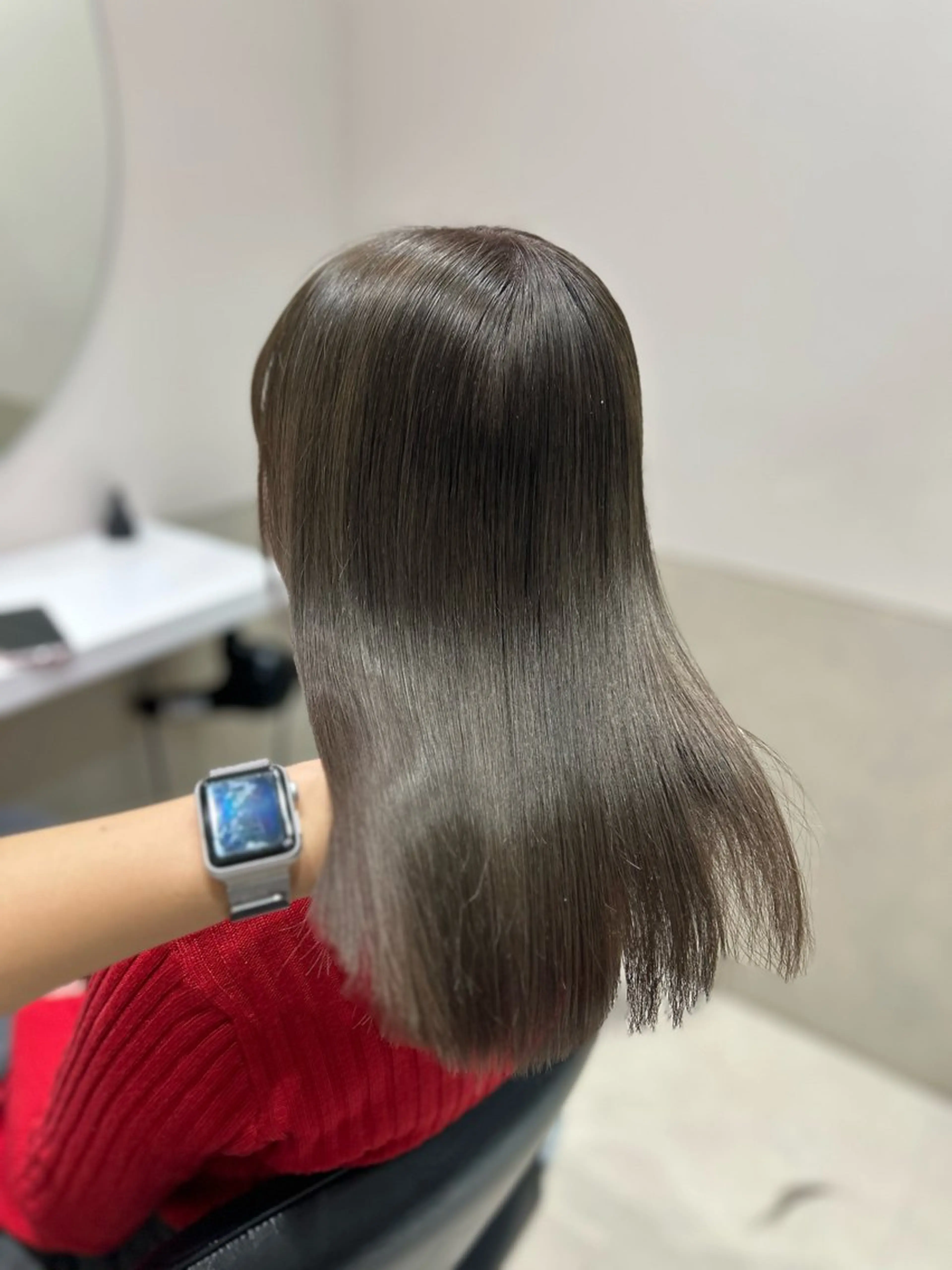 セミロング カラー ヘアアレンジ GOTODAY shair salon 横浜mare店所属・透明感抜群カラー mai🍑♡のヘアスタイル