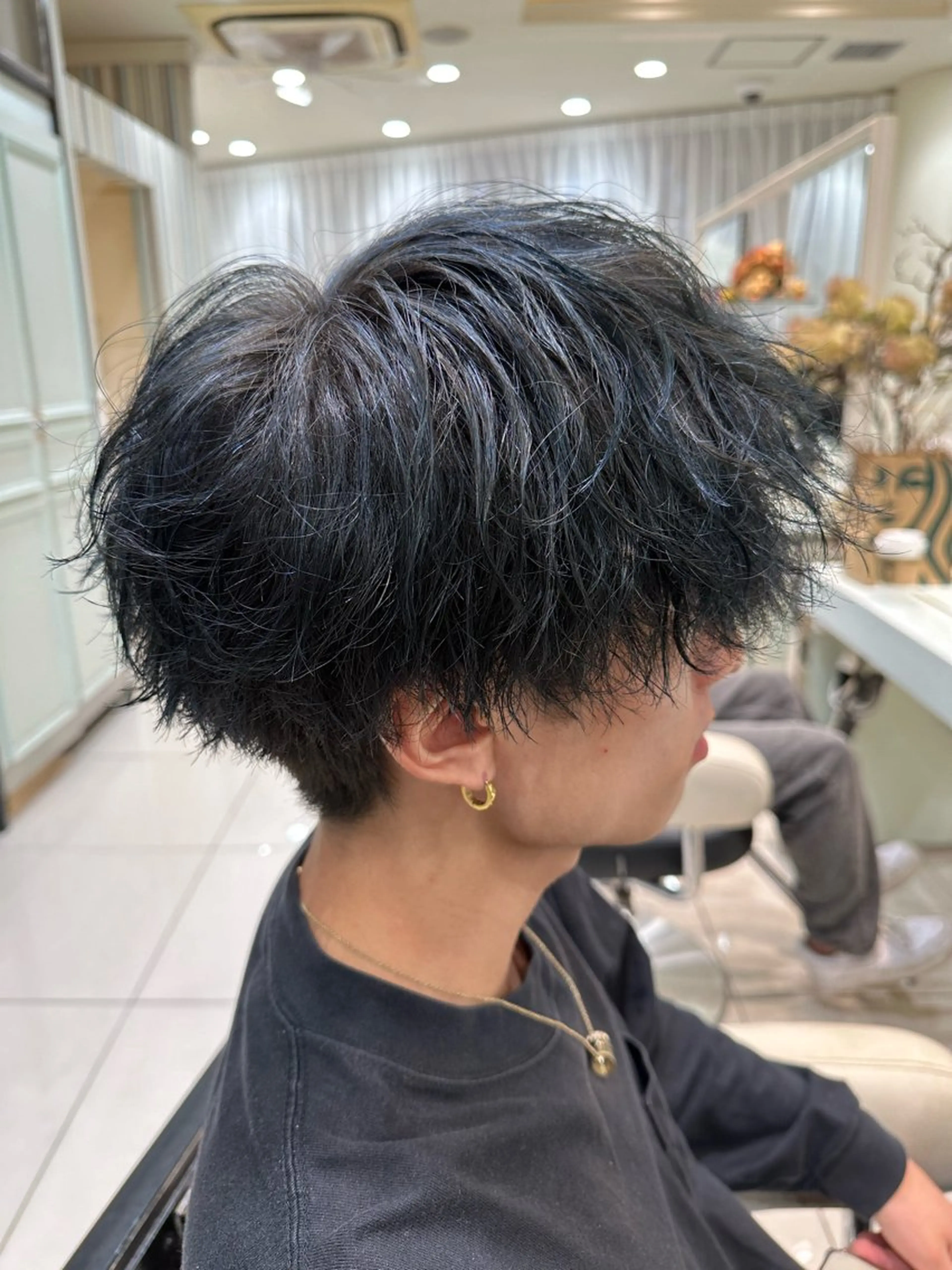 メンズ マッシュ 刈り上げ 🍀メンズパーマ職人 池袋🍀Yuraのヘアスタイル