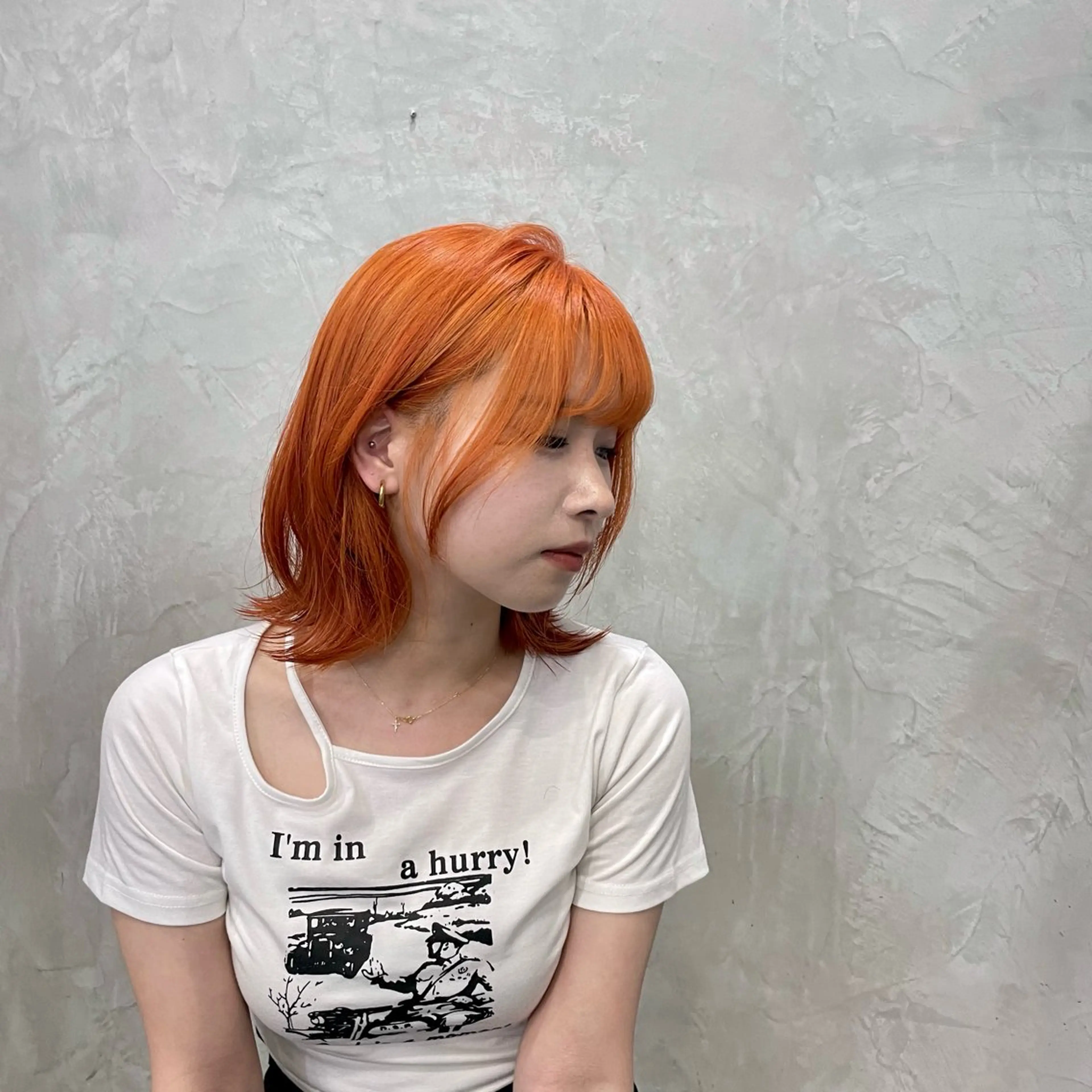 カラー ブリーチ MaisonHALU さくらのヘアスタイル