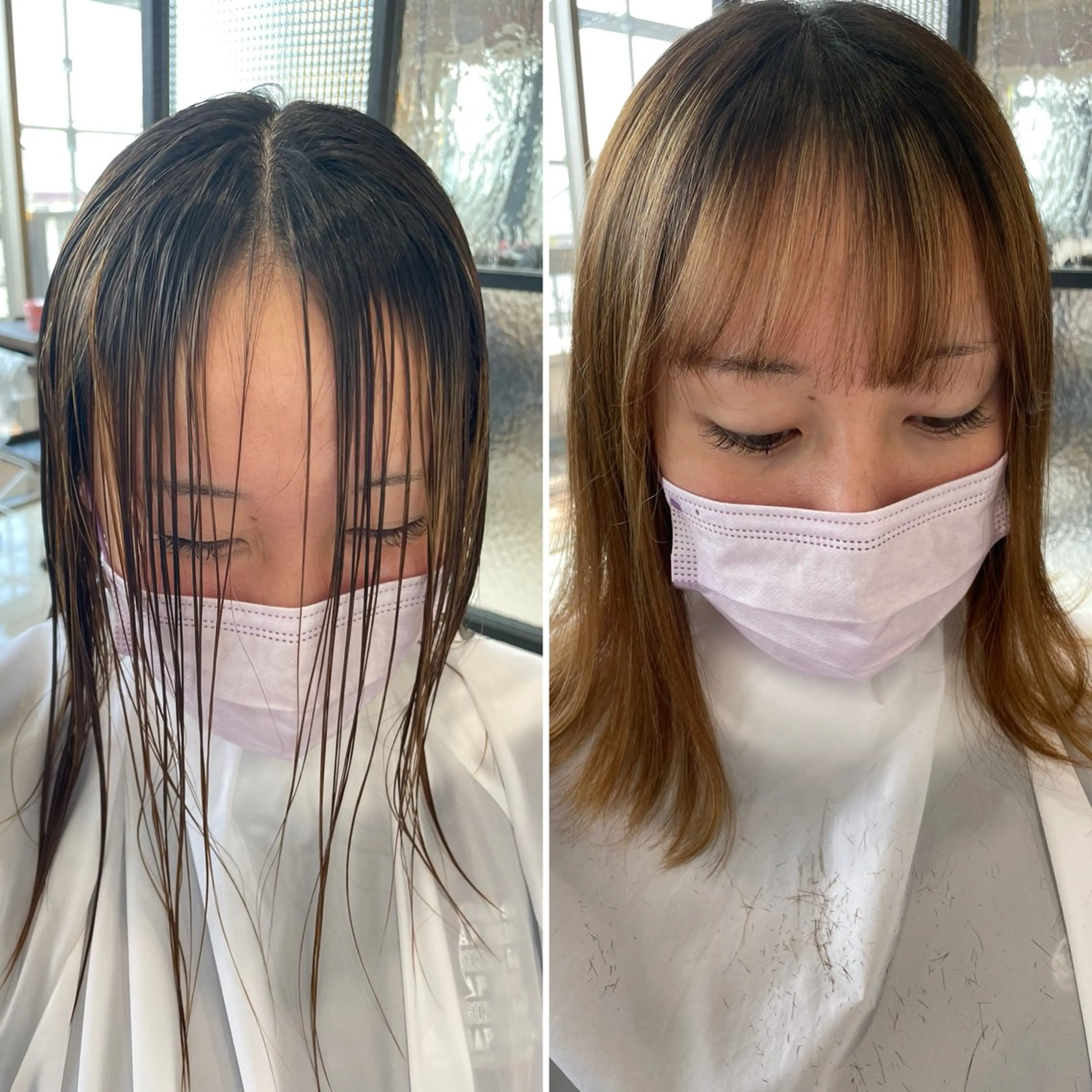 ミディアム 透明感color吉田 沙羅のヘアスタイル