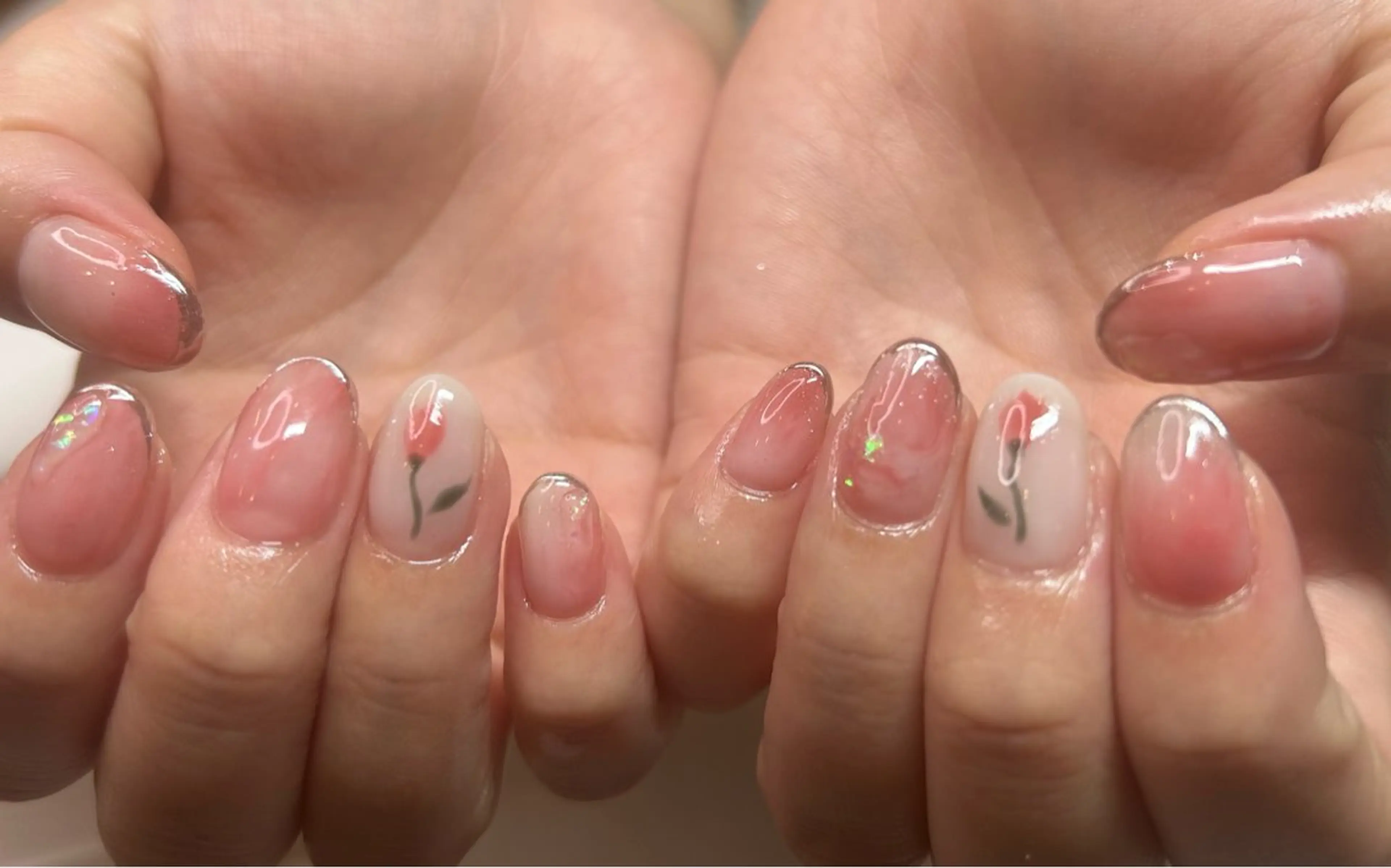 ネイル ハンドネイル ステラマリス 上山のネイルデザイン