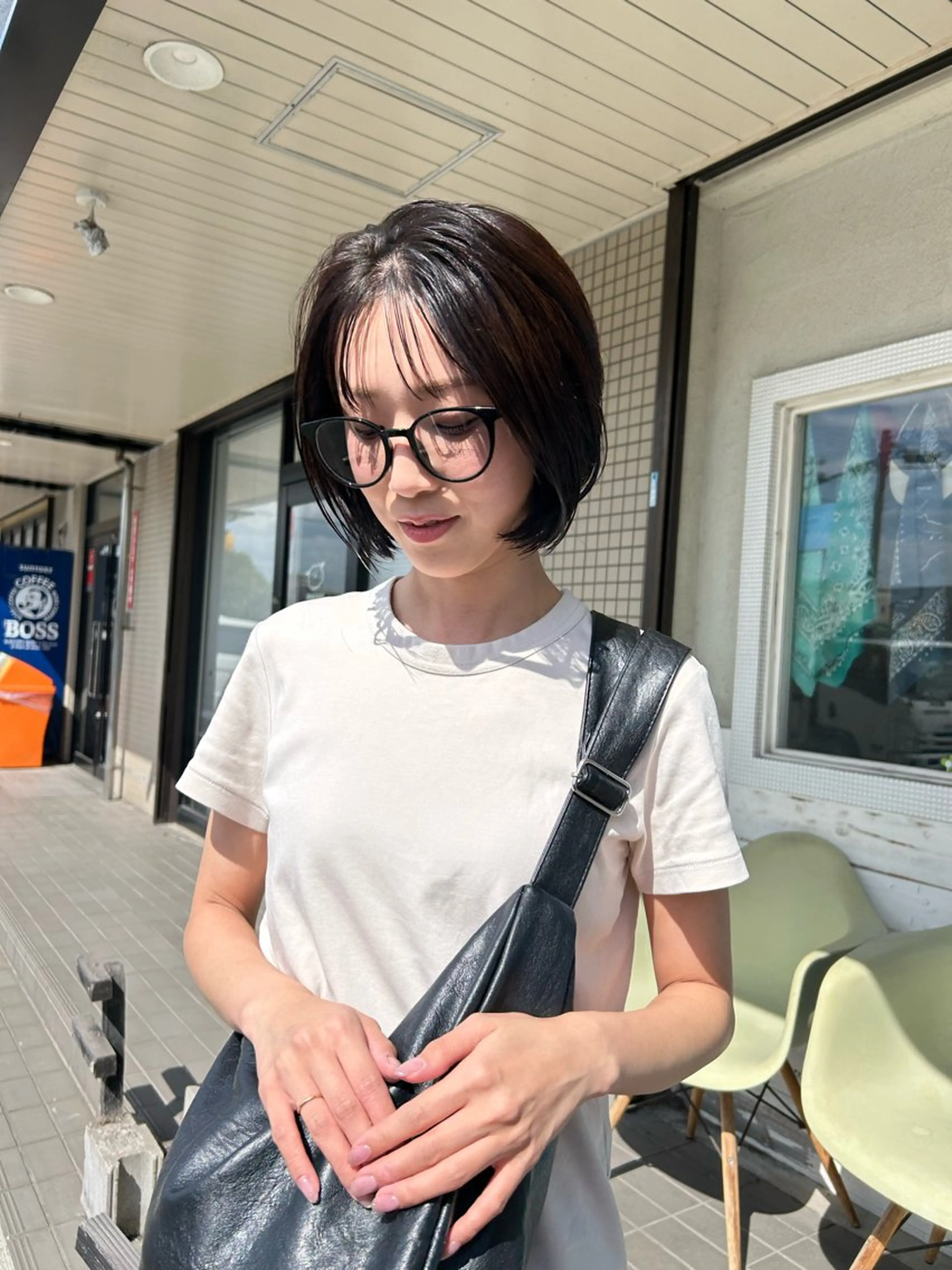 ショート カラー ボブ Kukuna所属・原田 慎吾のヘアスタイル