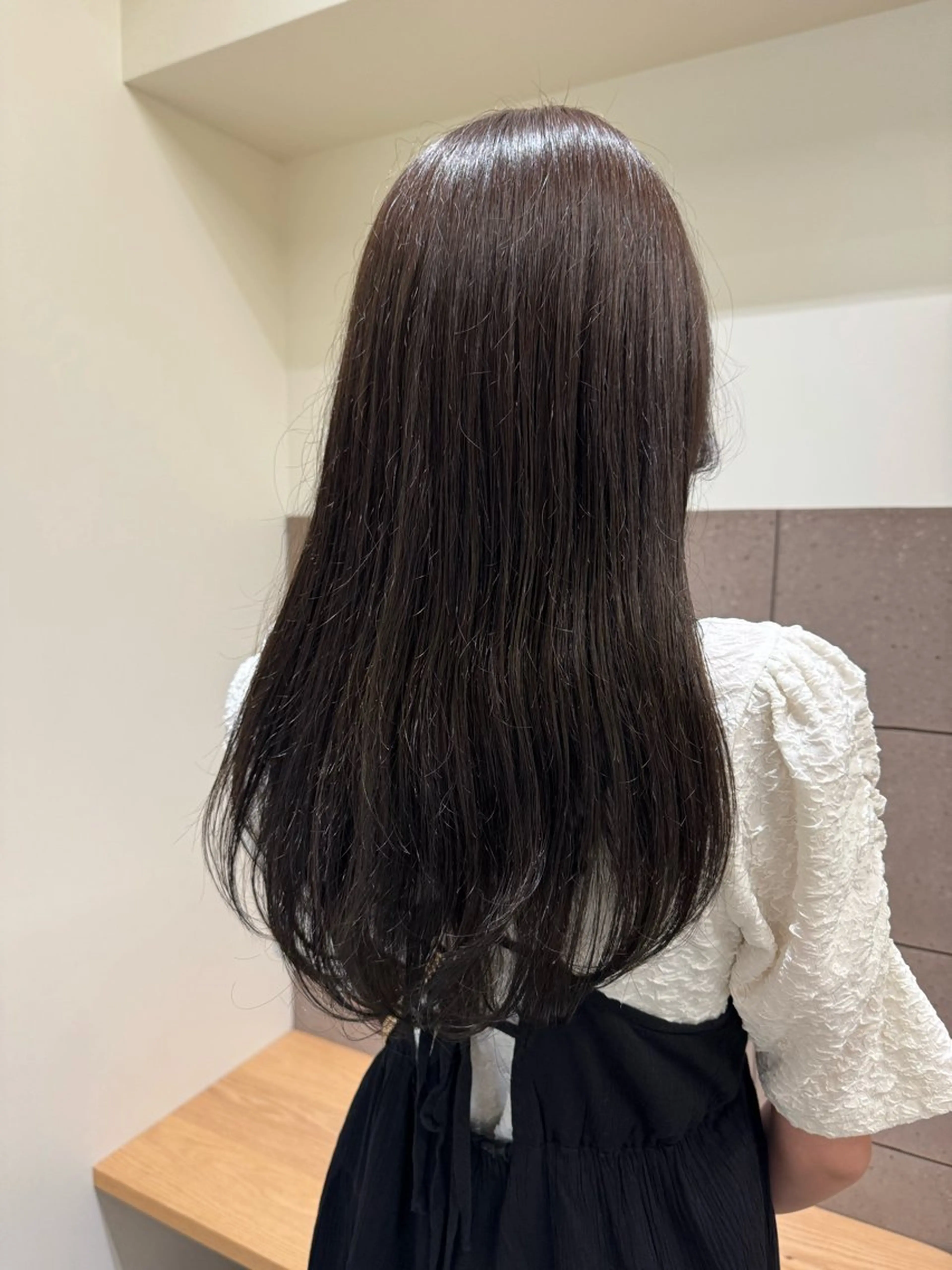 ロング カラー ゆ う あのヘアスタイル