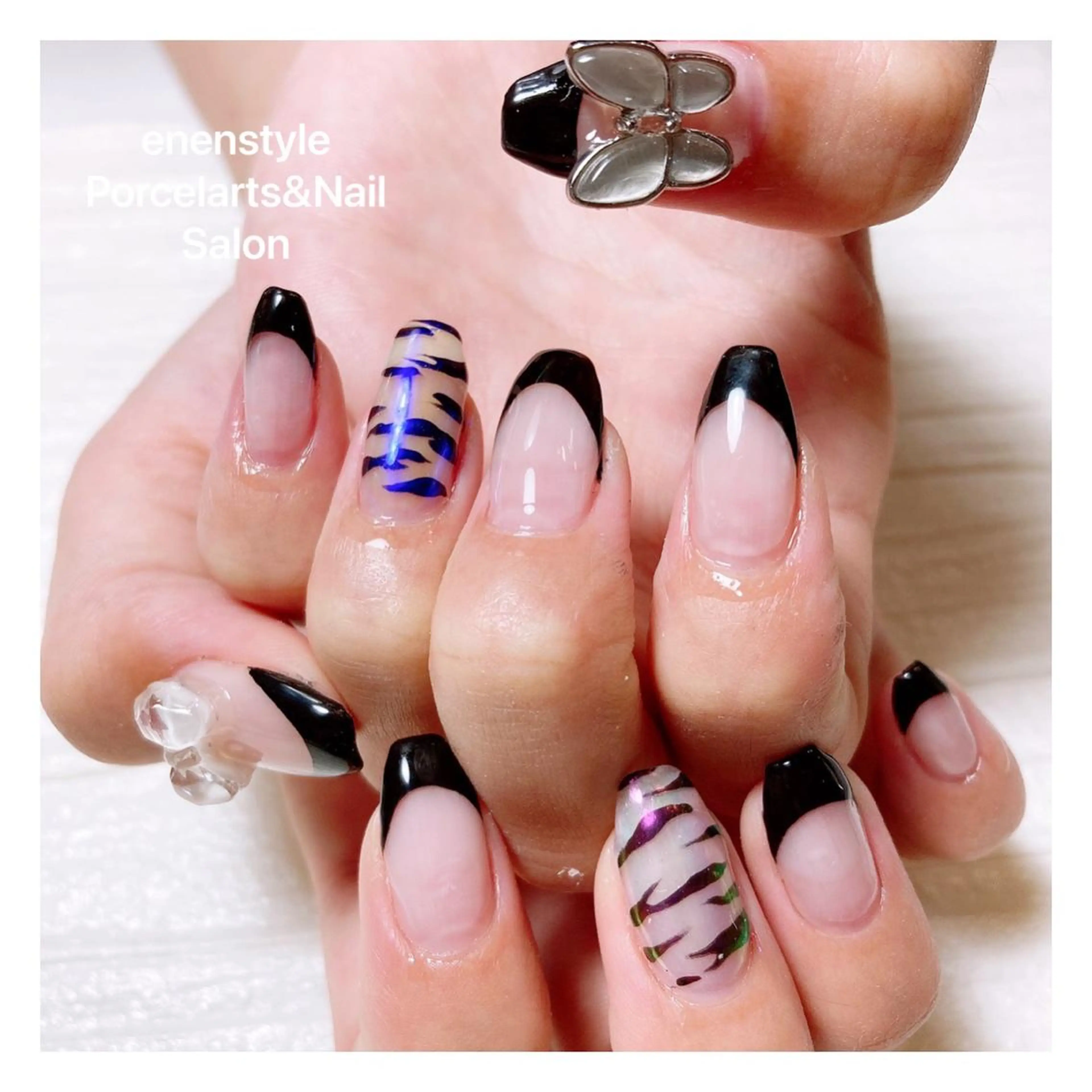 ミディアム ネイル ハンドネイル 👑enen style👑のネイルデザイン