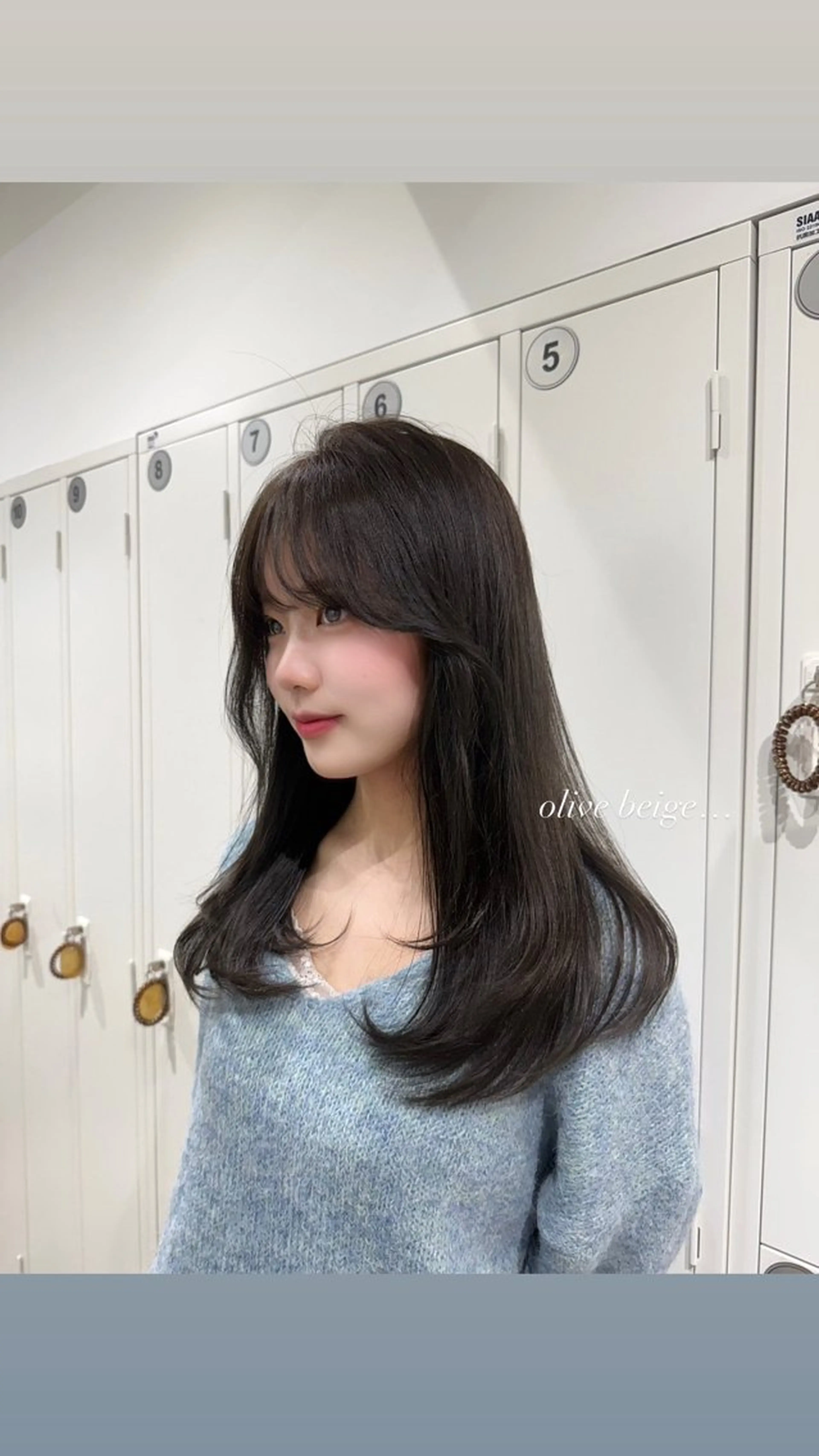 ロング カラー ベージュカラー 透明感カラー オリーブベージュ ヘアカラー 透明感カラー/ RIKO🌺🥥のヘアスタイル