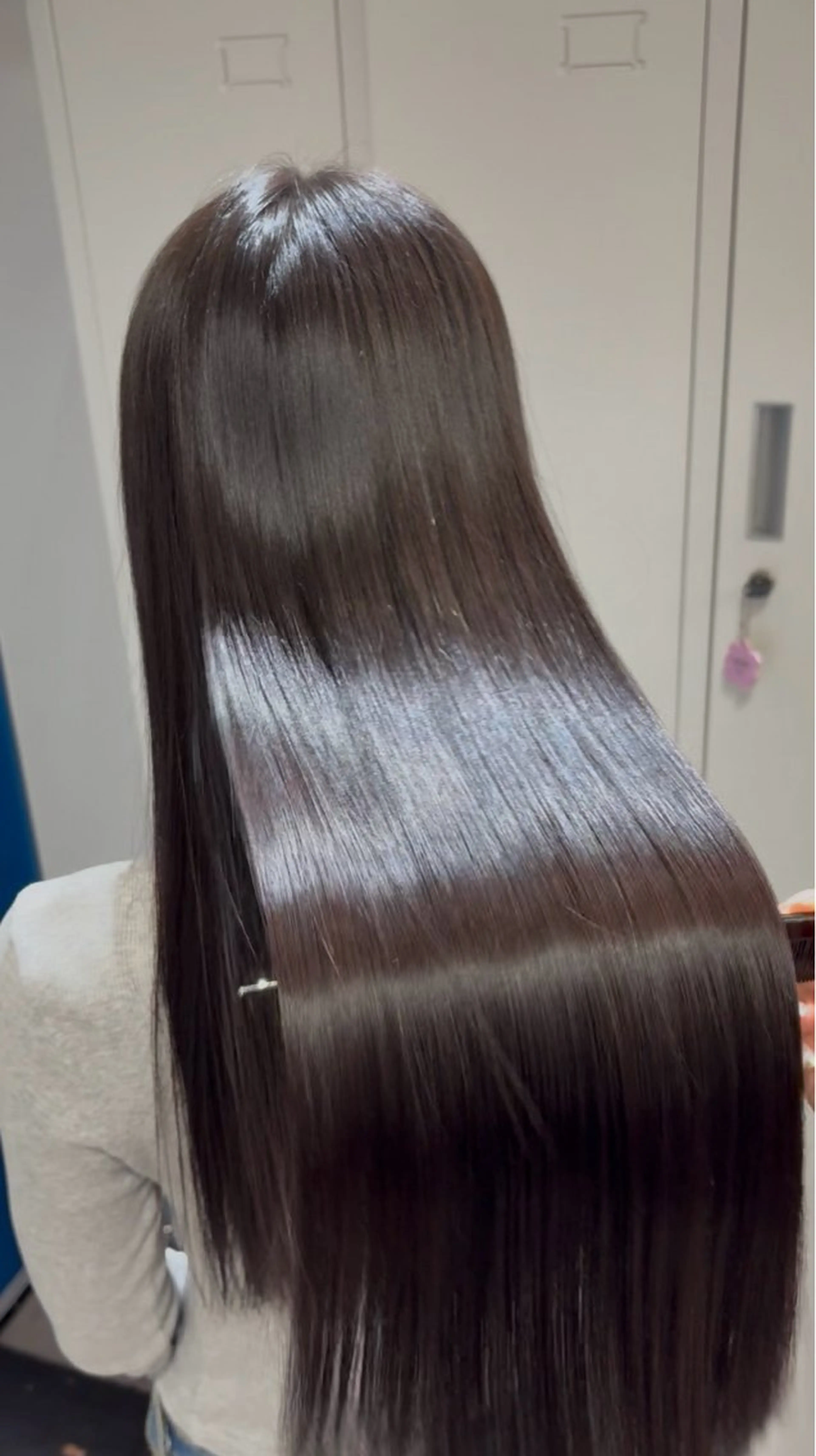 ロング カット 縮毛矯正 Pas de trois所属・Pasdetrois / kurumiのヘアスタイル