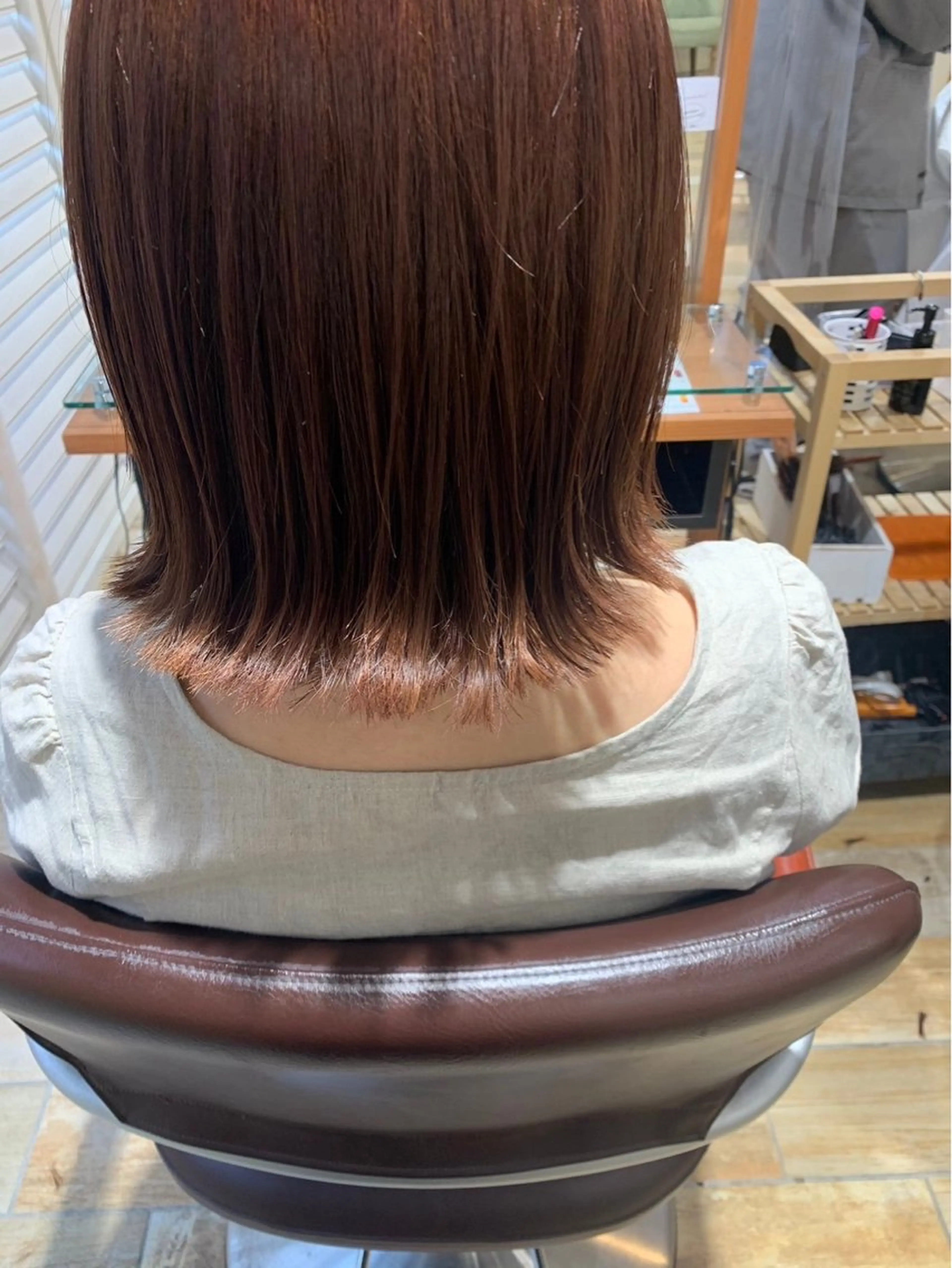 ミディアム 韓国ヘア ‎⟡.·KANA🐥のヘアスタイル