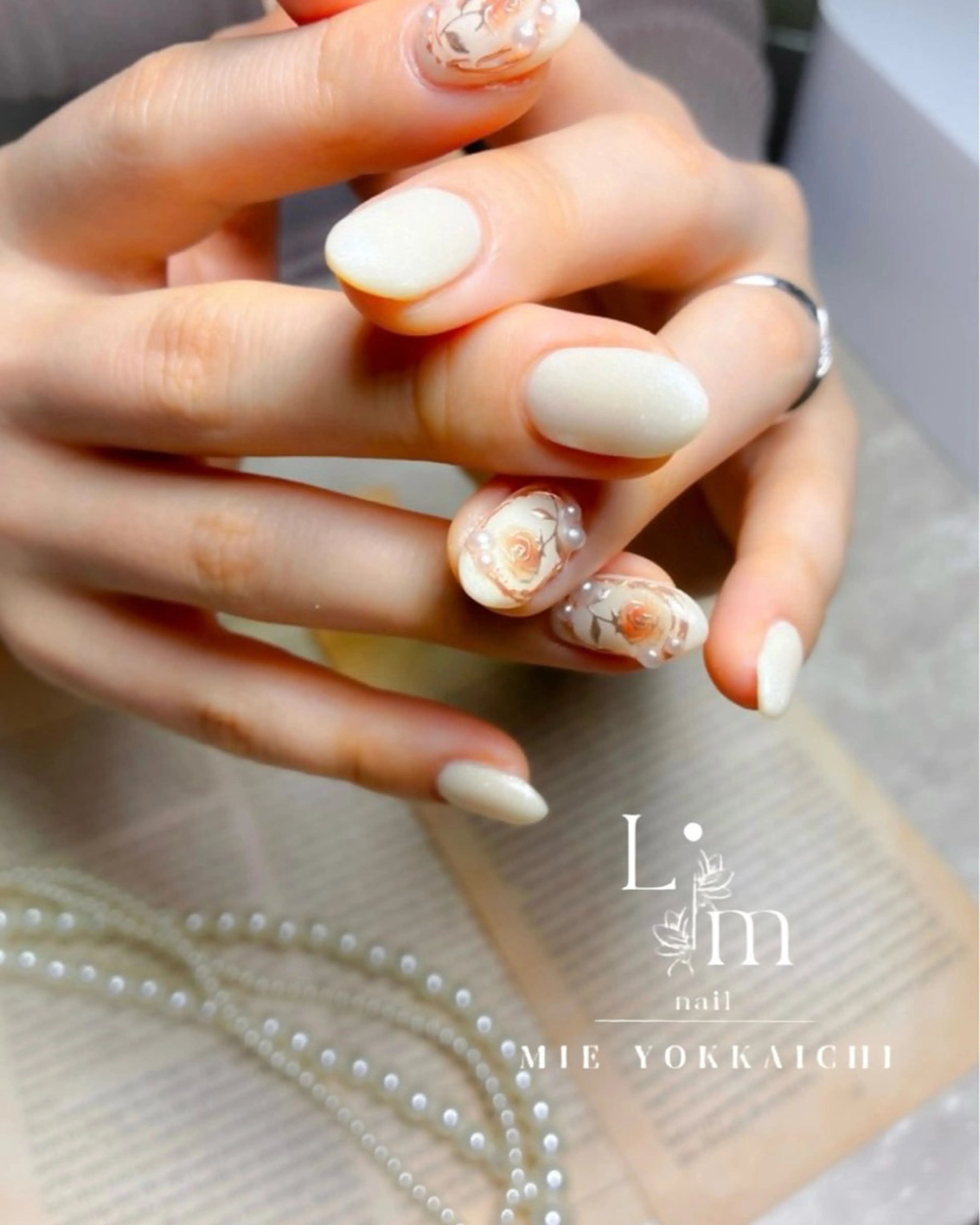 ネイル シンプルネイル Li.m nail リム ネイルのネイルデザイン