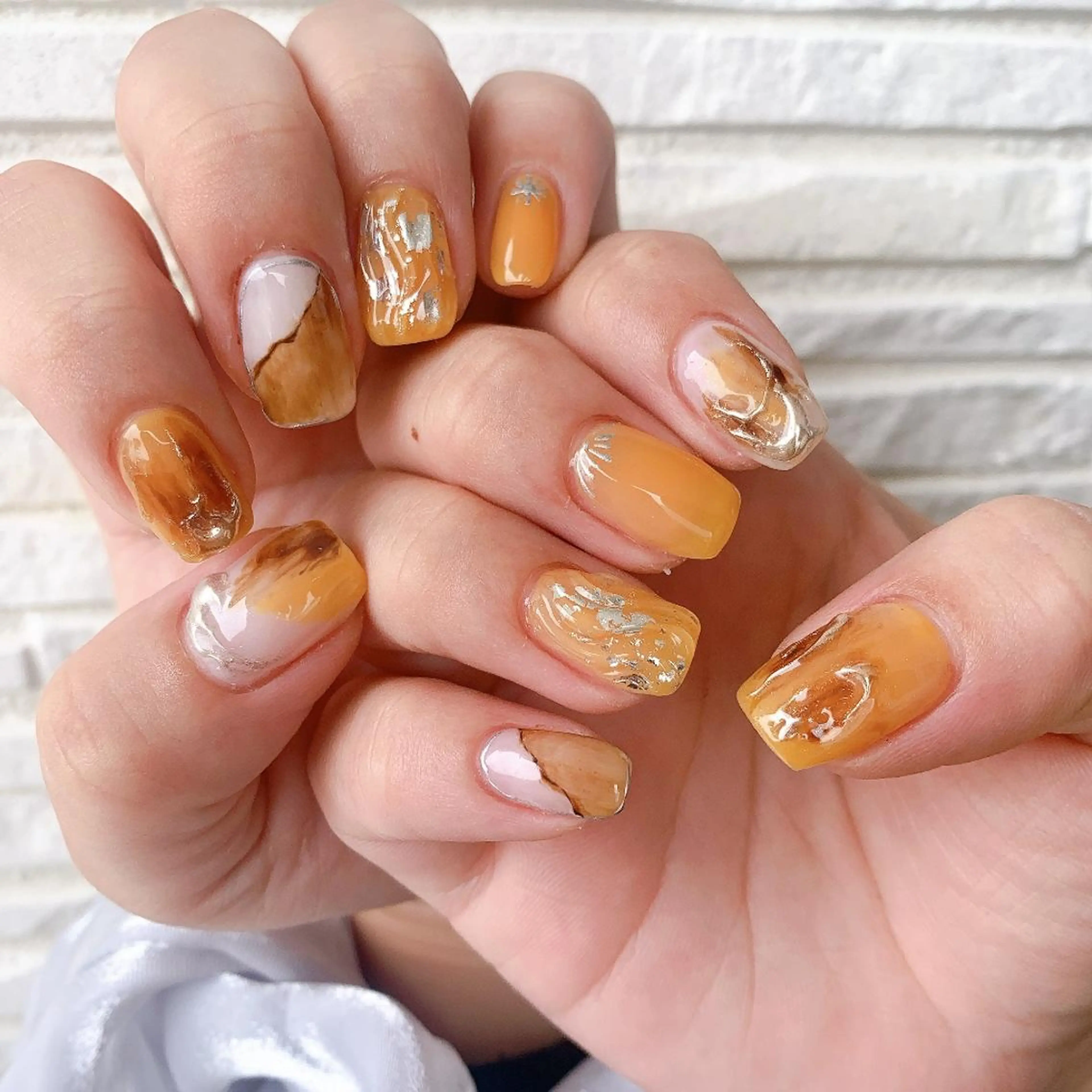 ショート ネイル 持ち込み ☺︎山部 志麻☺︎のネイルデザイン