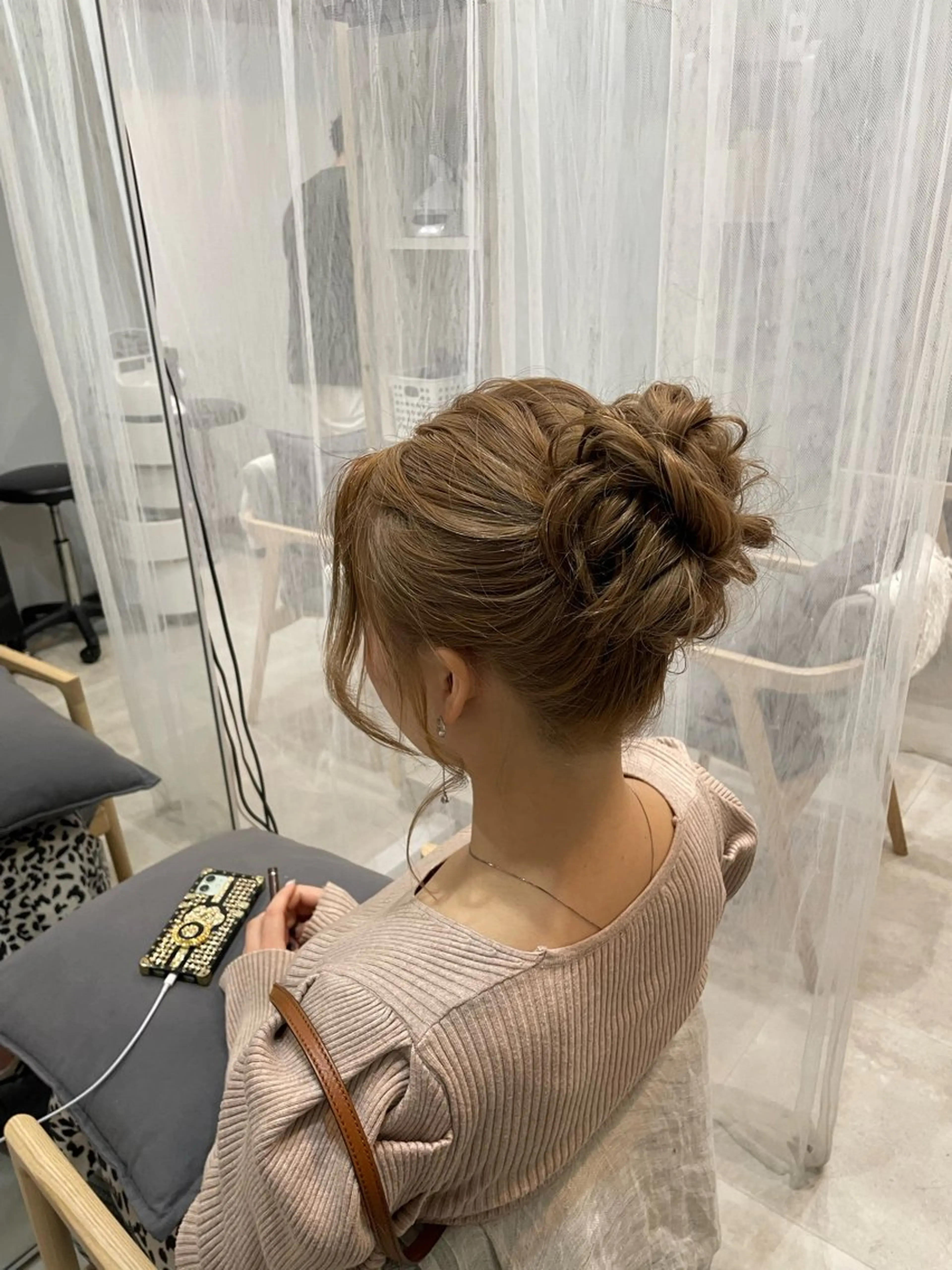 ロング ヘアセット 藤掛 桜子のヘアスタイル