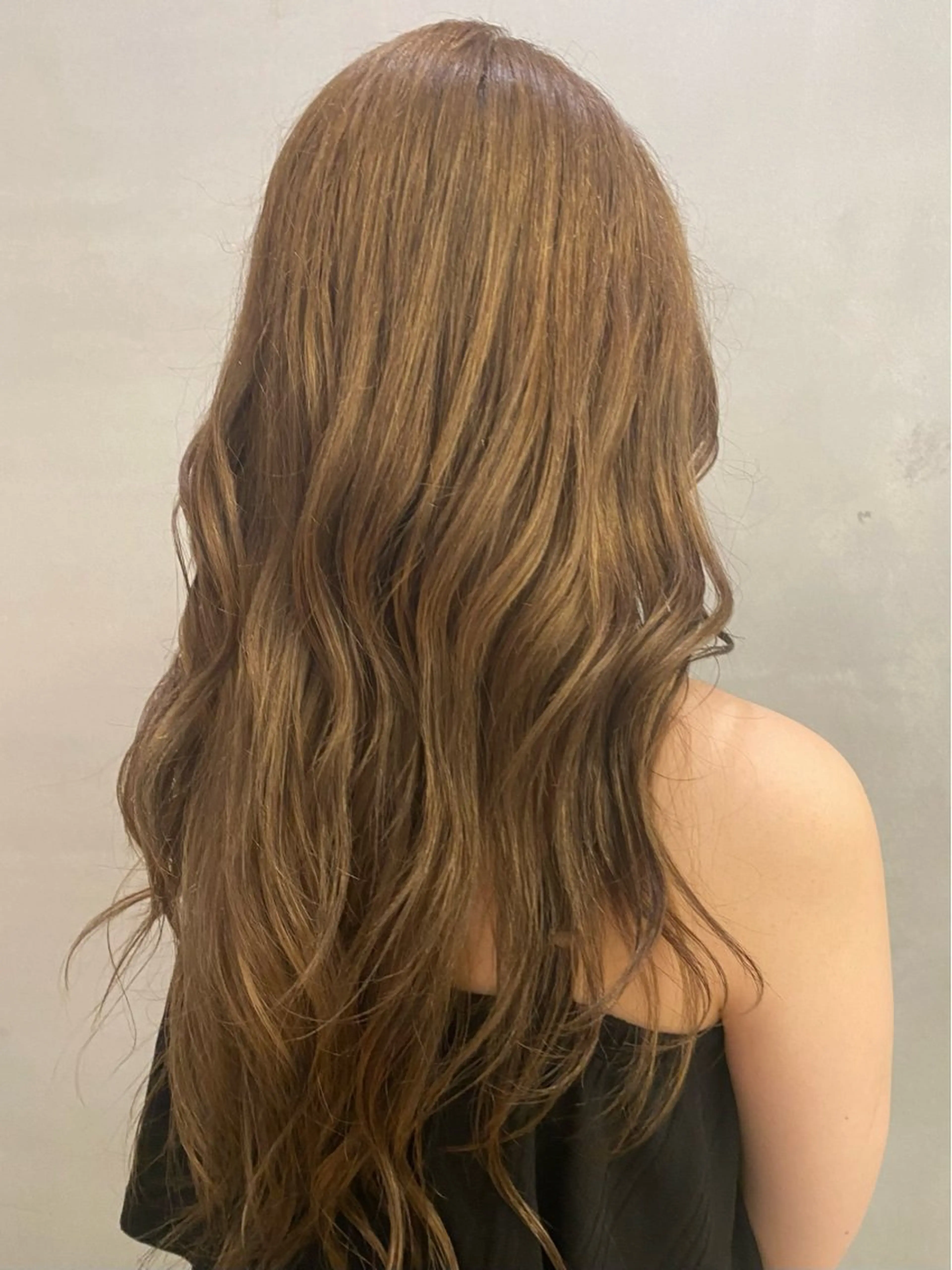 ロング カラー ベージュカラー ♡ハッシュカット/ レイヤー/yucoのヘアスタイル