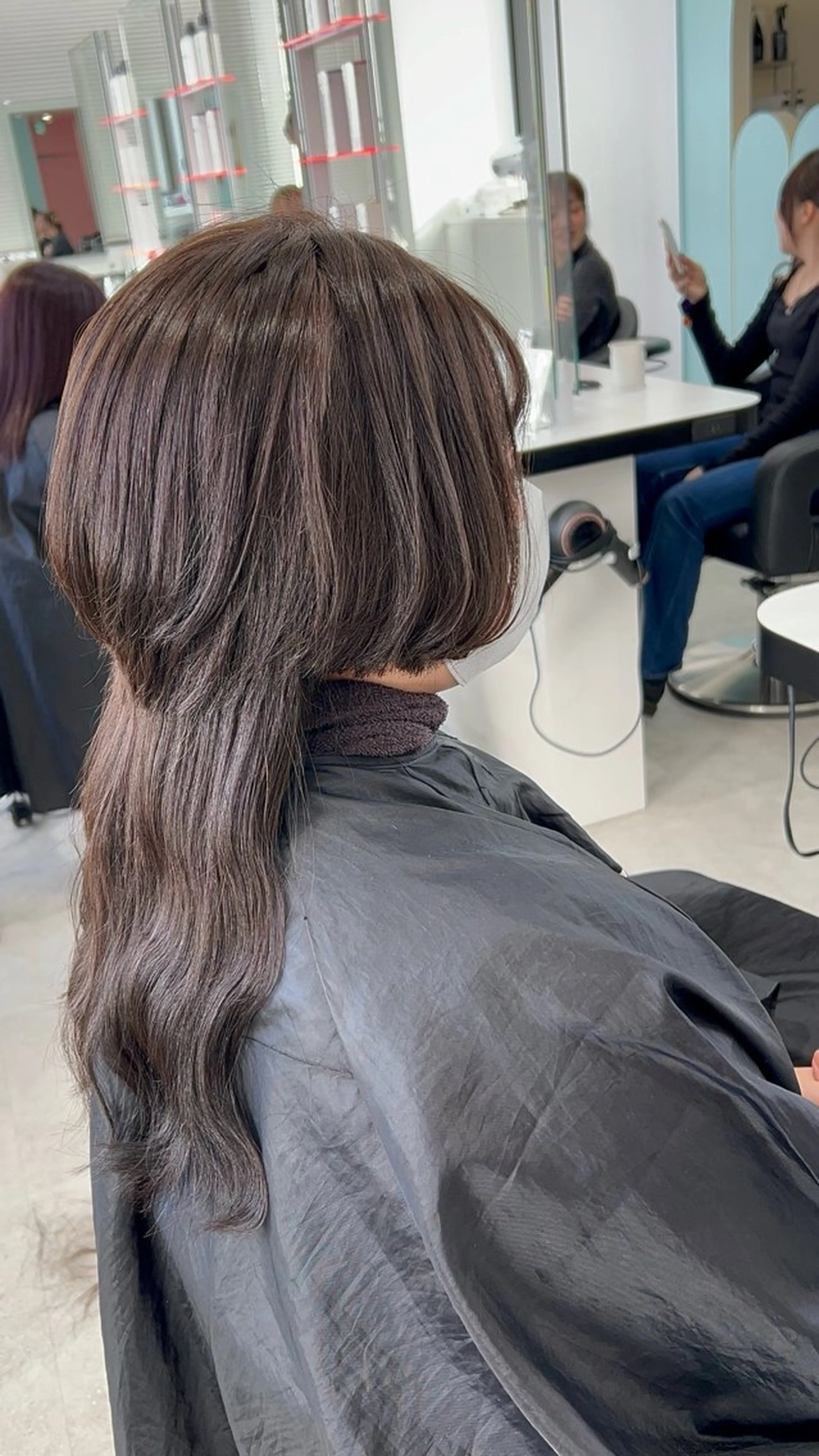 ロング カラー エフェクトブリーチ／ レイヤーカット／翔のヘアスタイル