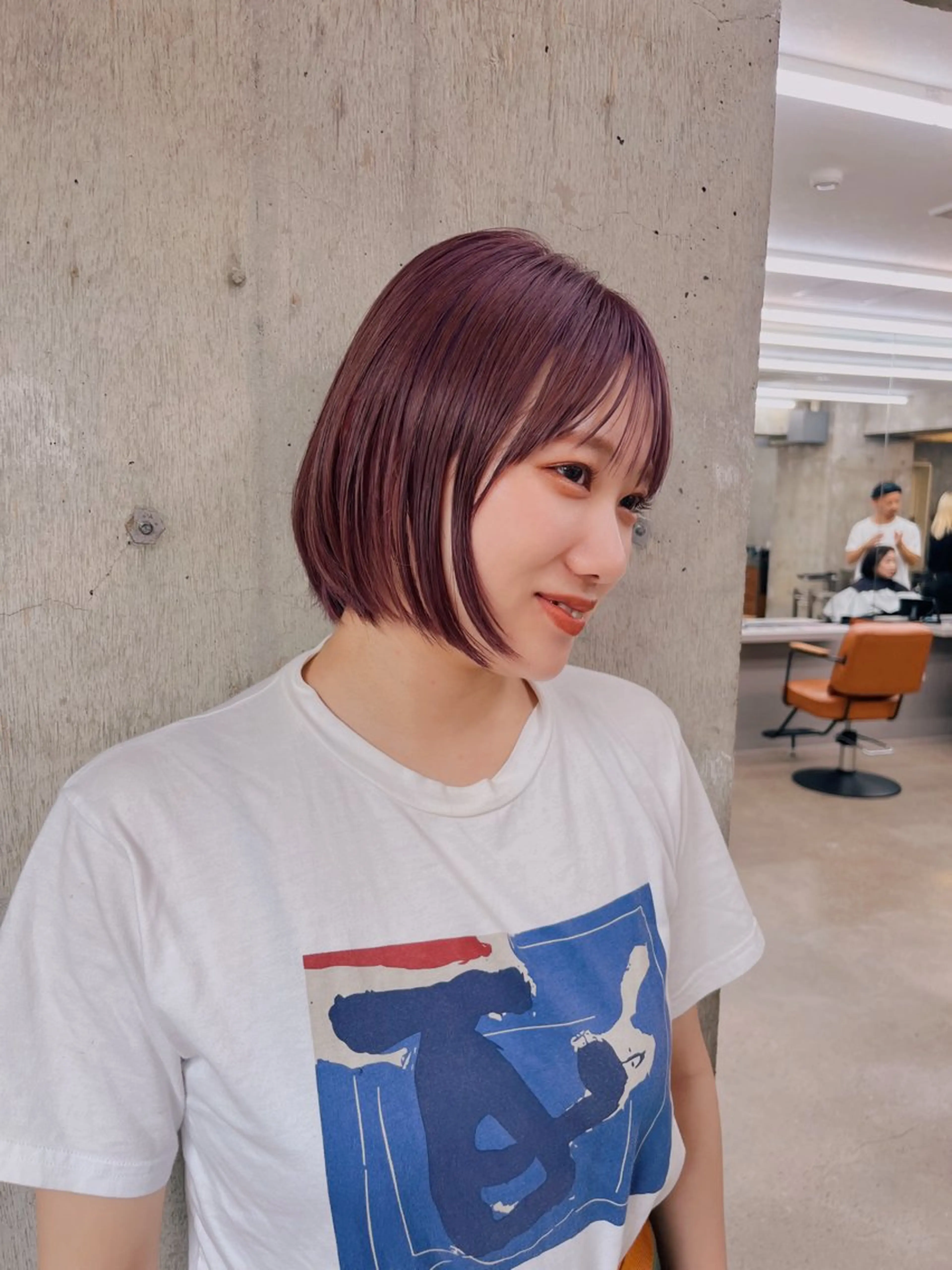 ショート カラー カット ヘアカラー トリートメント このか/似合わせ/ 透明感/ダブルカラーのヘアスタイル