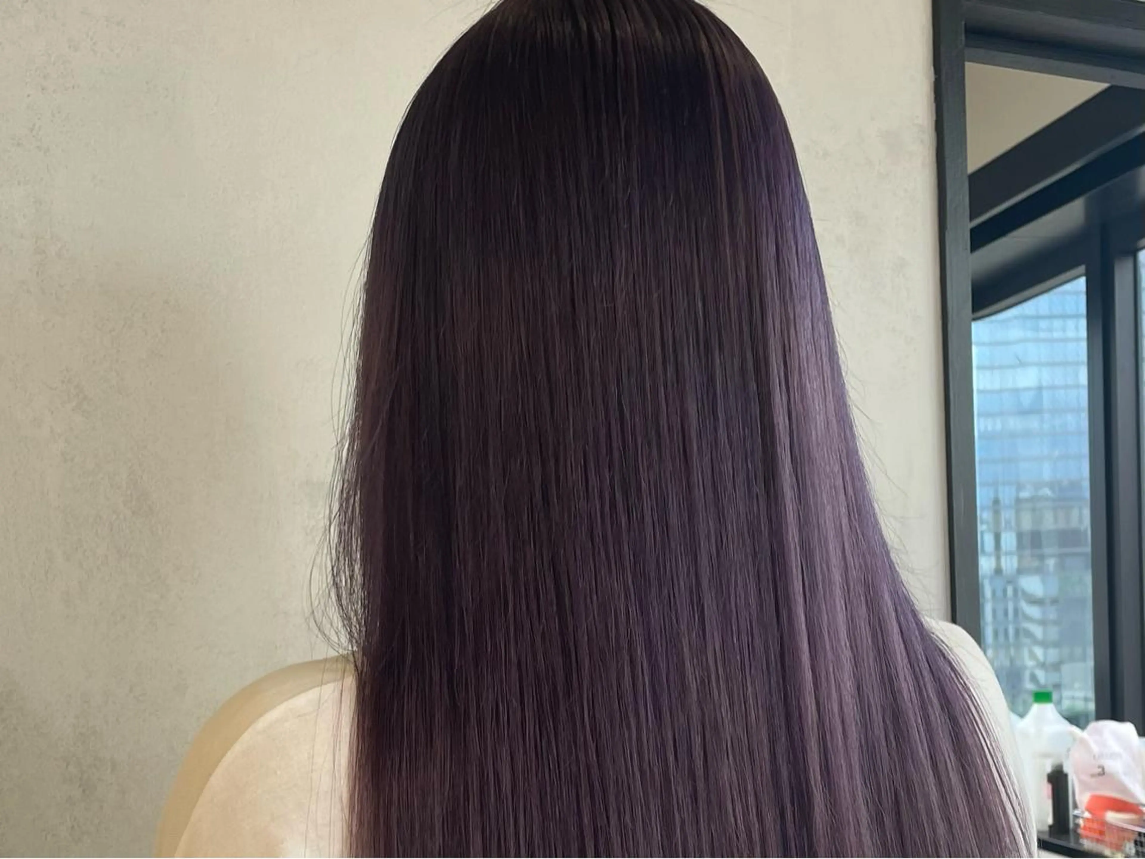 ロング ヘアカラー トリートメント 梅田韓国ヘア kiara🩷彡のヘアスタイル