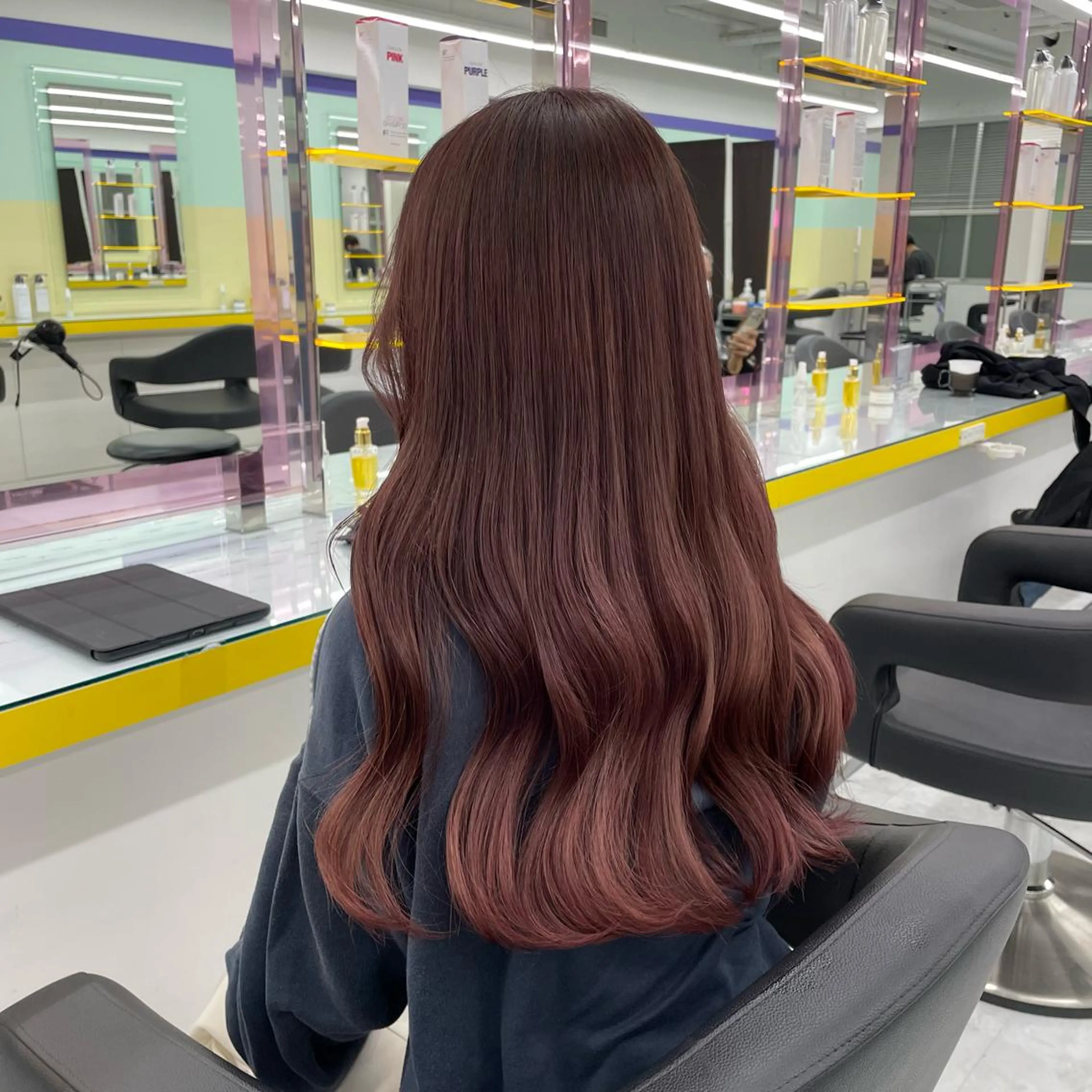 ロング 🤍韓国トレンド ヘア🤍miku🤍のヘアスタイル