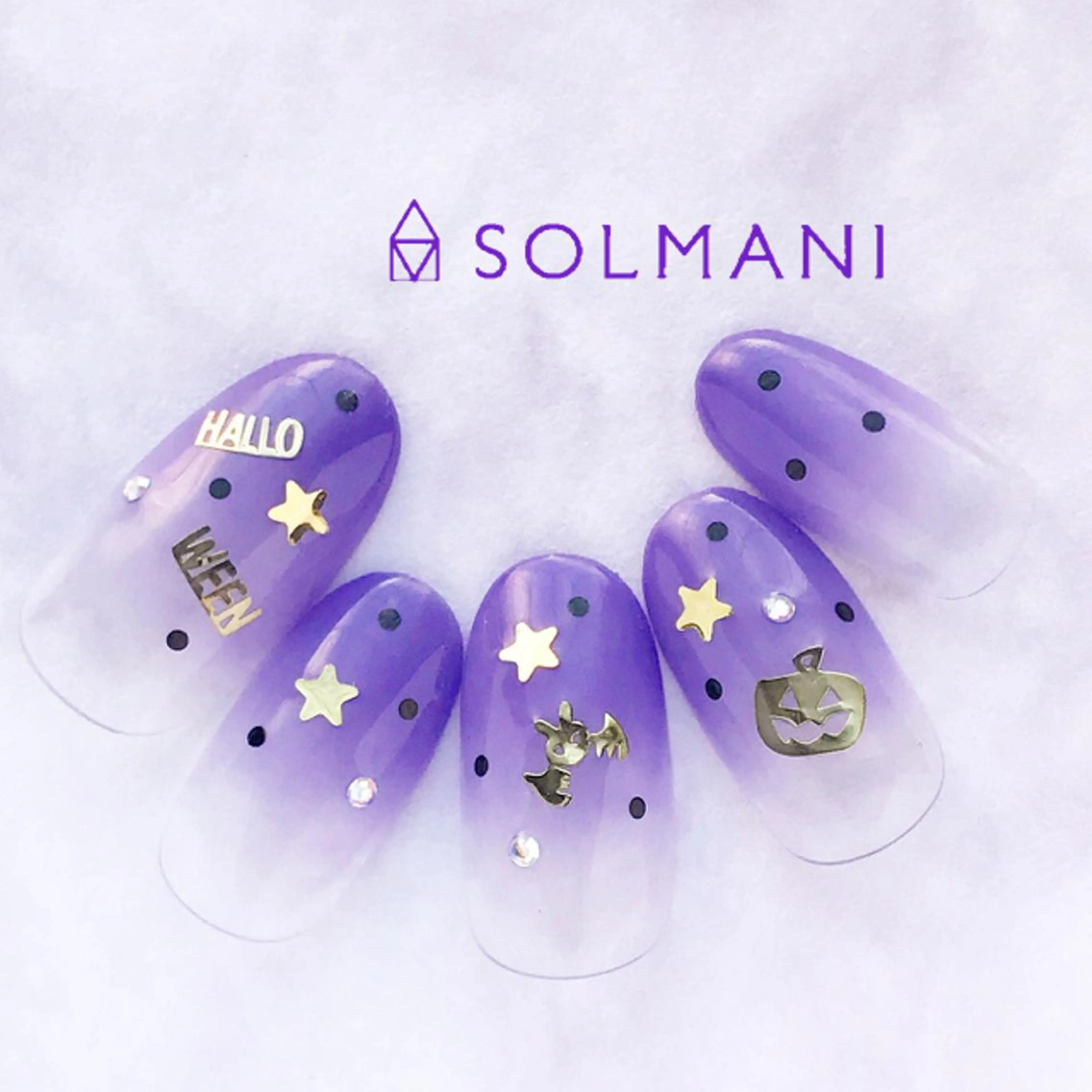 ネイル ハロウィン SOLMANI 予約担当のネイルデザイン