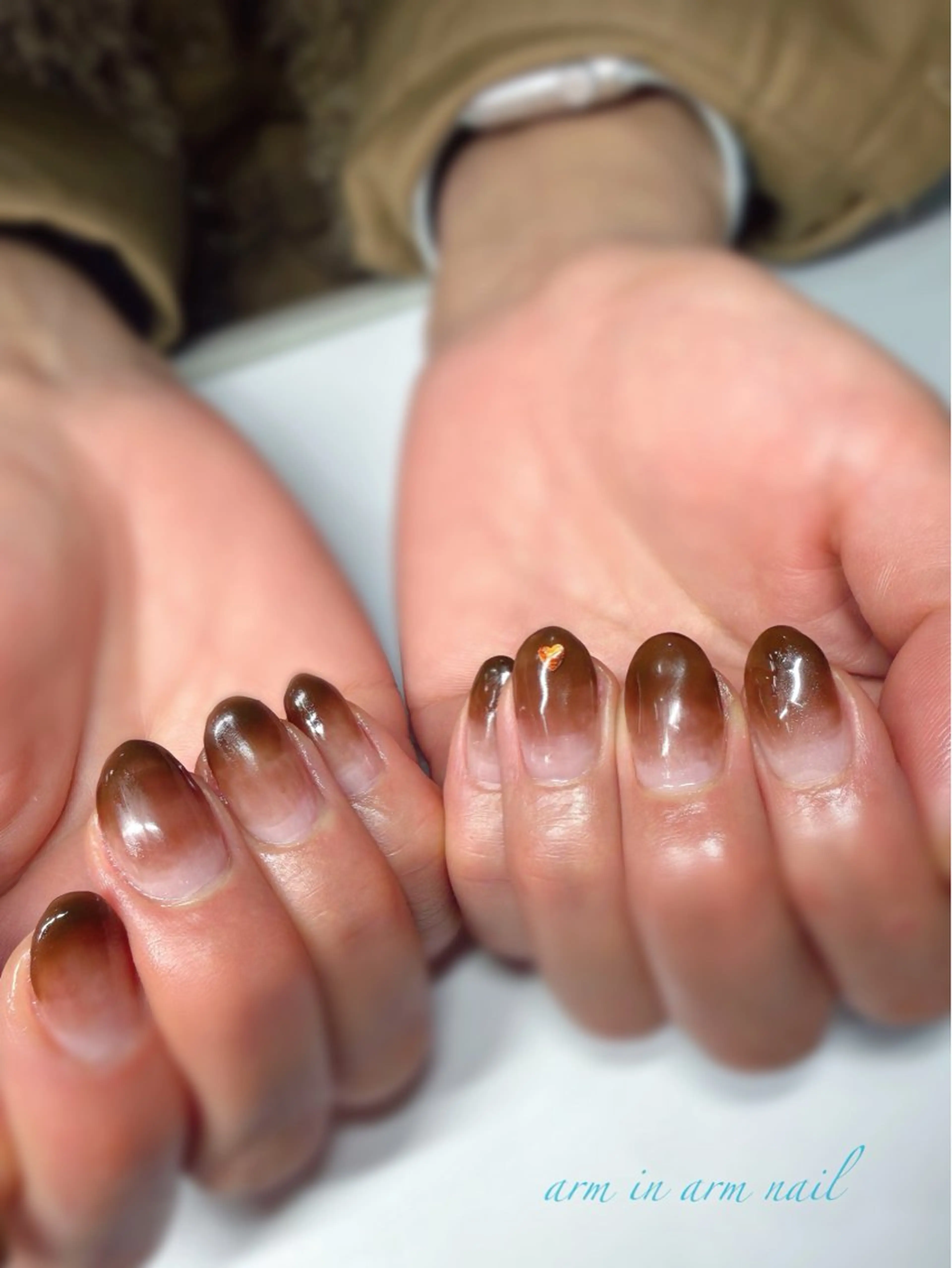 ネイル arm in arm ︎✿Yamamotoのマツエク・マツパデザイン