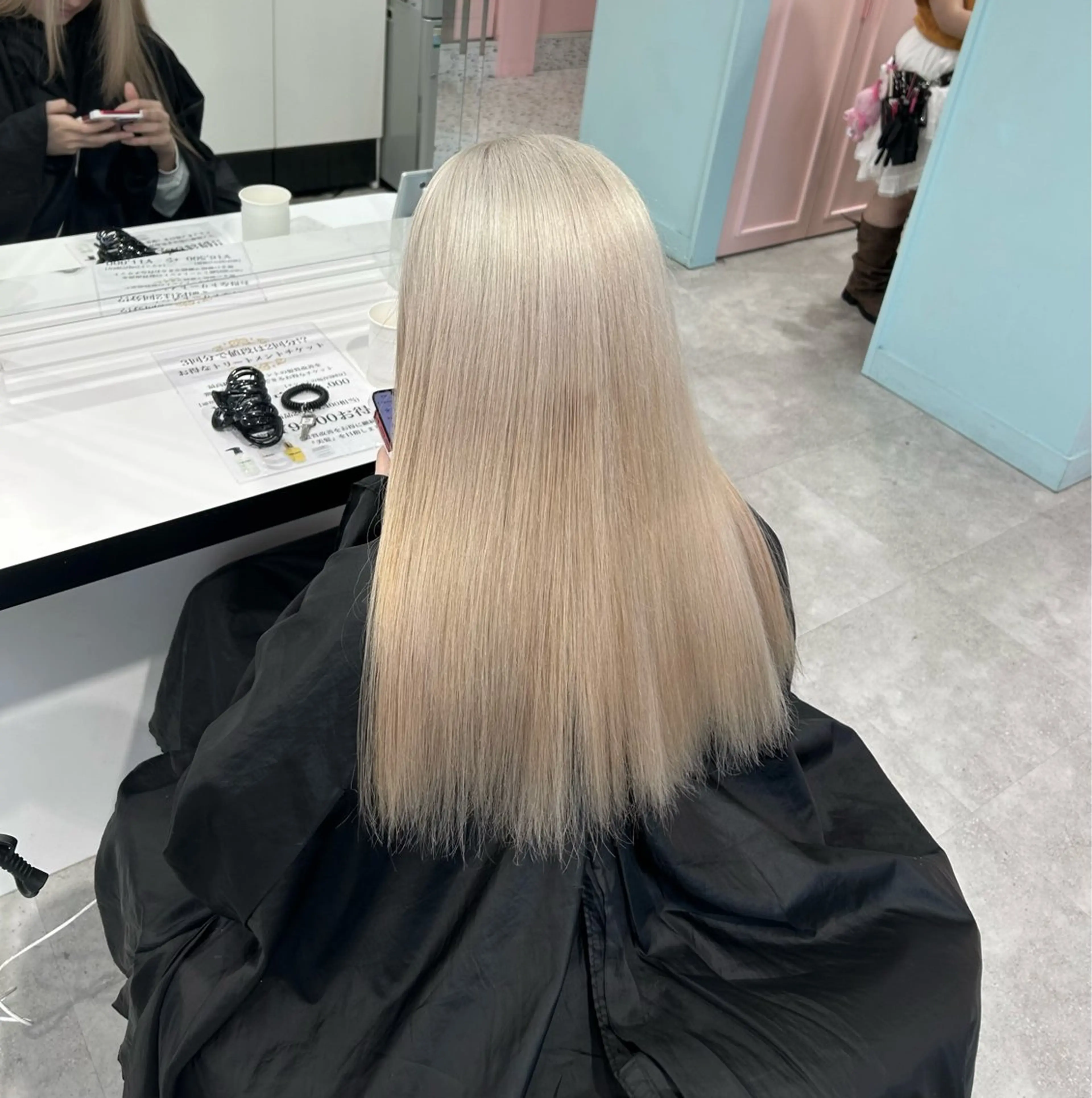 ロング カラー ヘアカラー エフェクトブリーチ／ レイヤーカット／翔のヘアスタイル