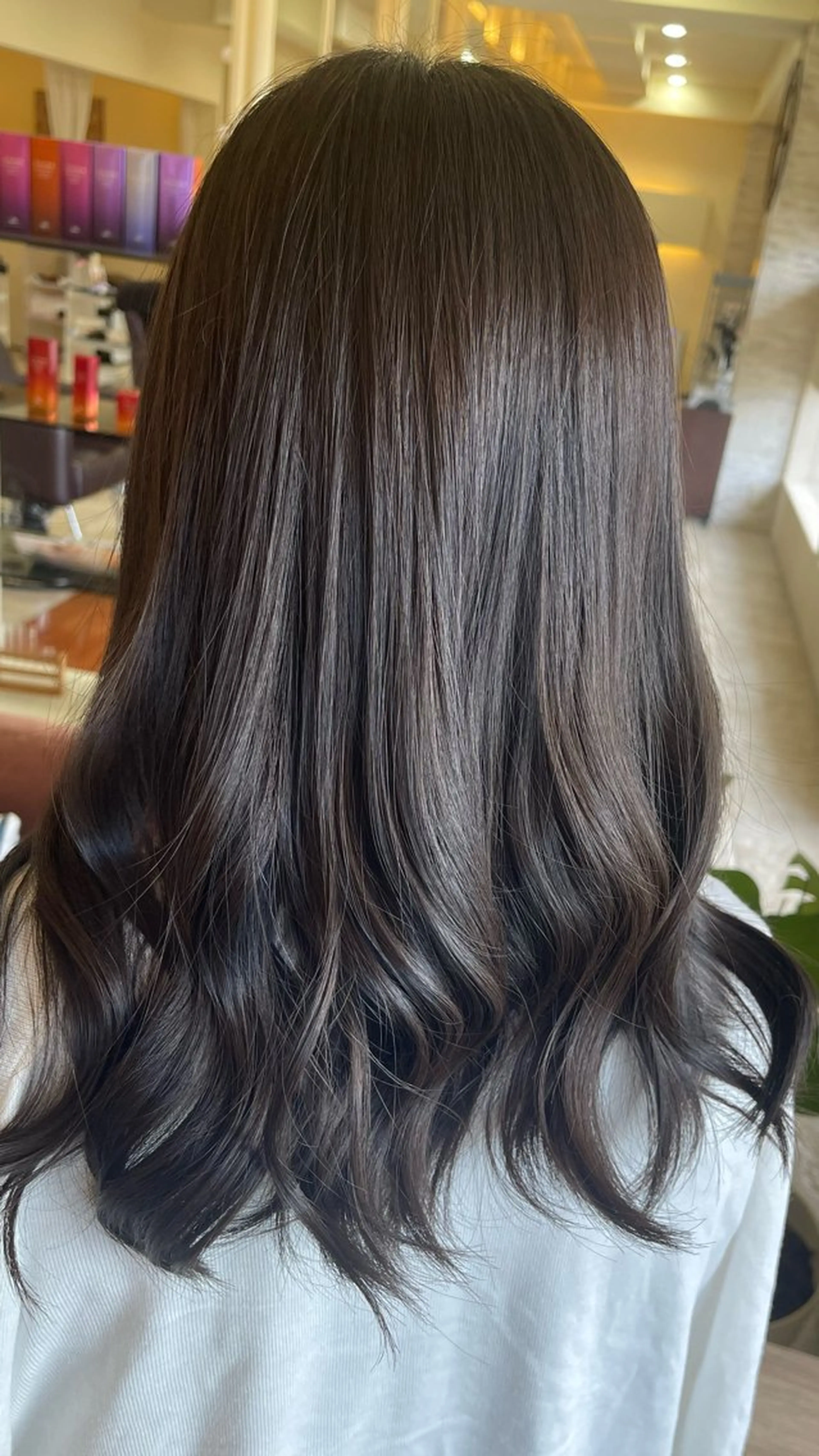 ロング ヘアカラー VENIRE古川店所属・端野七海 縮毛矯正のヘアスタイル