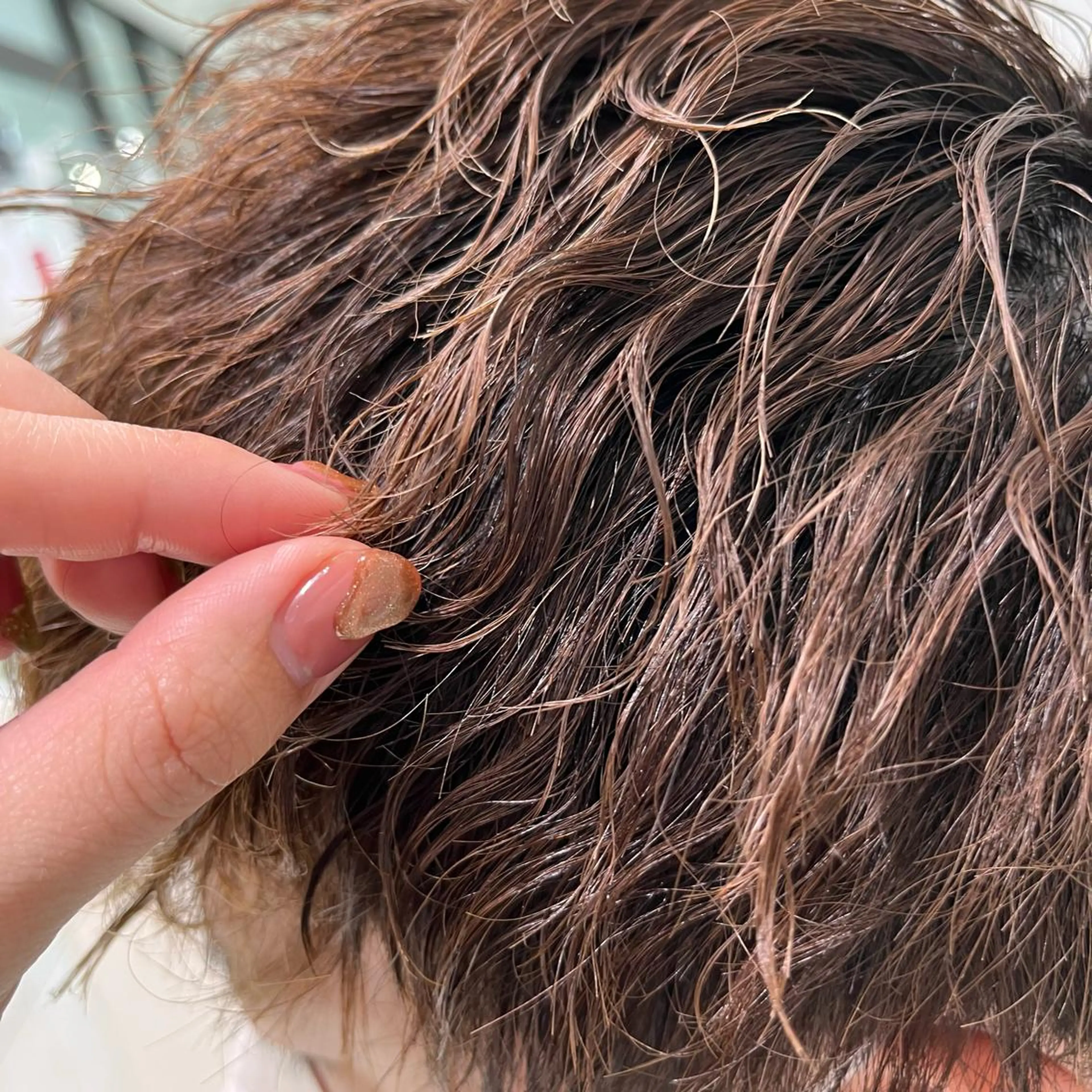 ショート パーマ メンズ メンズパーマ 波巻きパーマ カット パーマ トリートメント 【センターパート/ マッシュ】ryokaのヘアスタイル