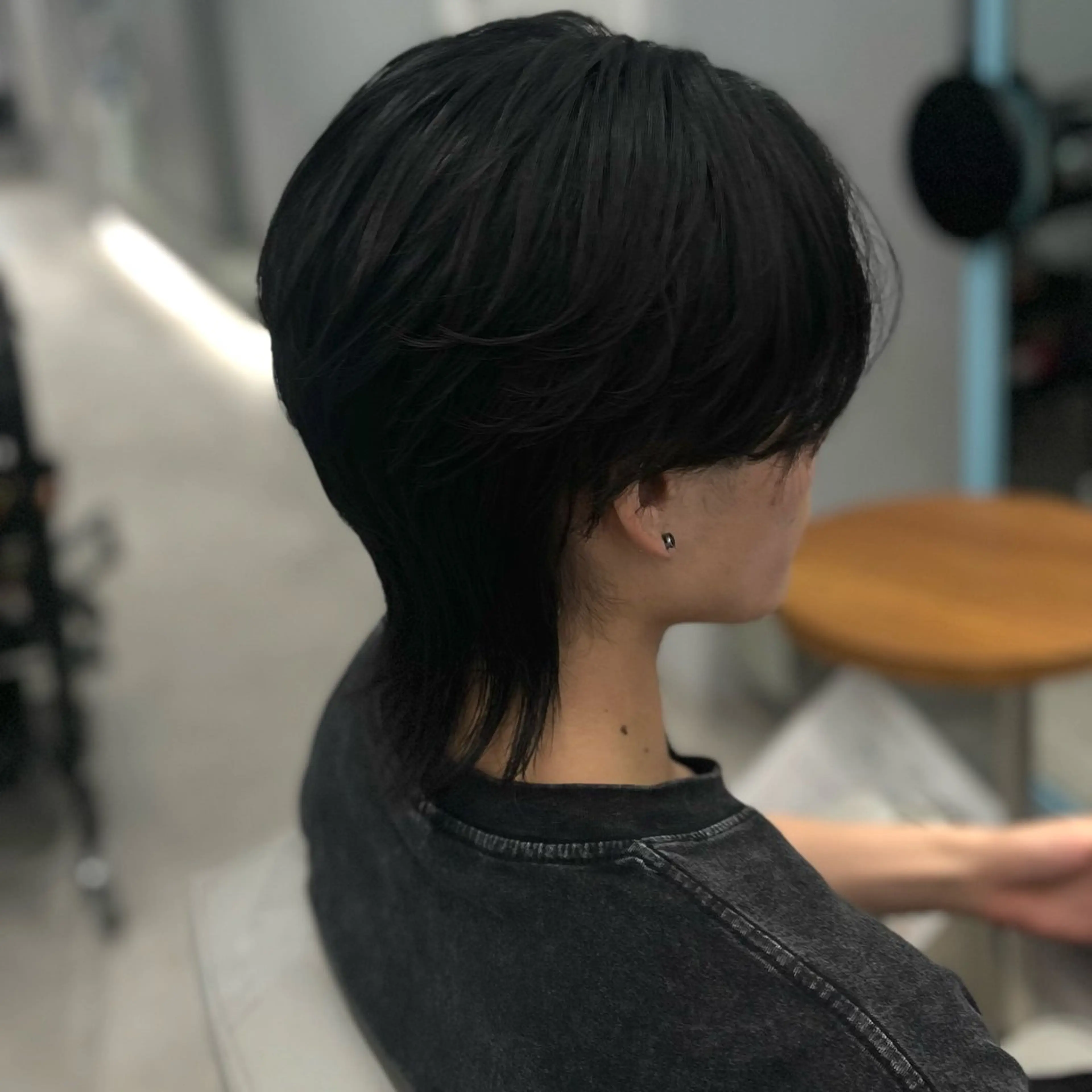 ミディアム ウルフカット 無料カットモデル ユナのヘアスタイル