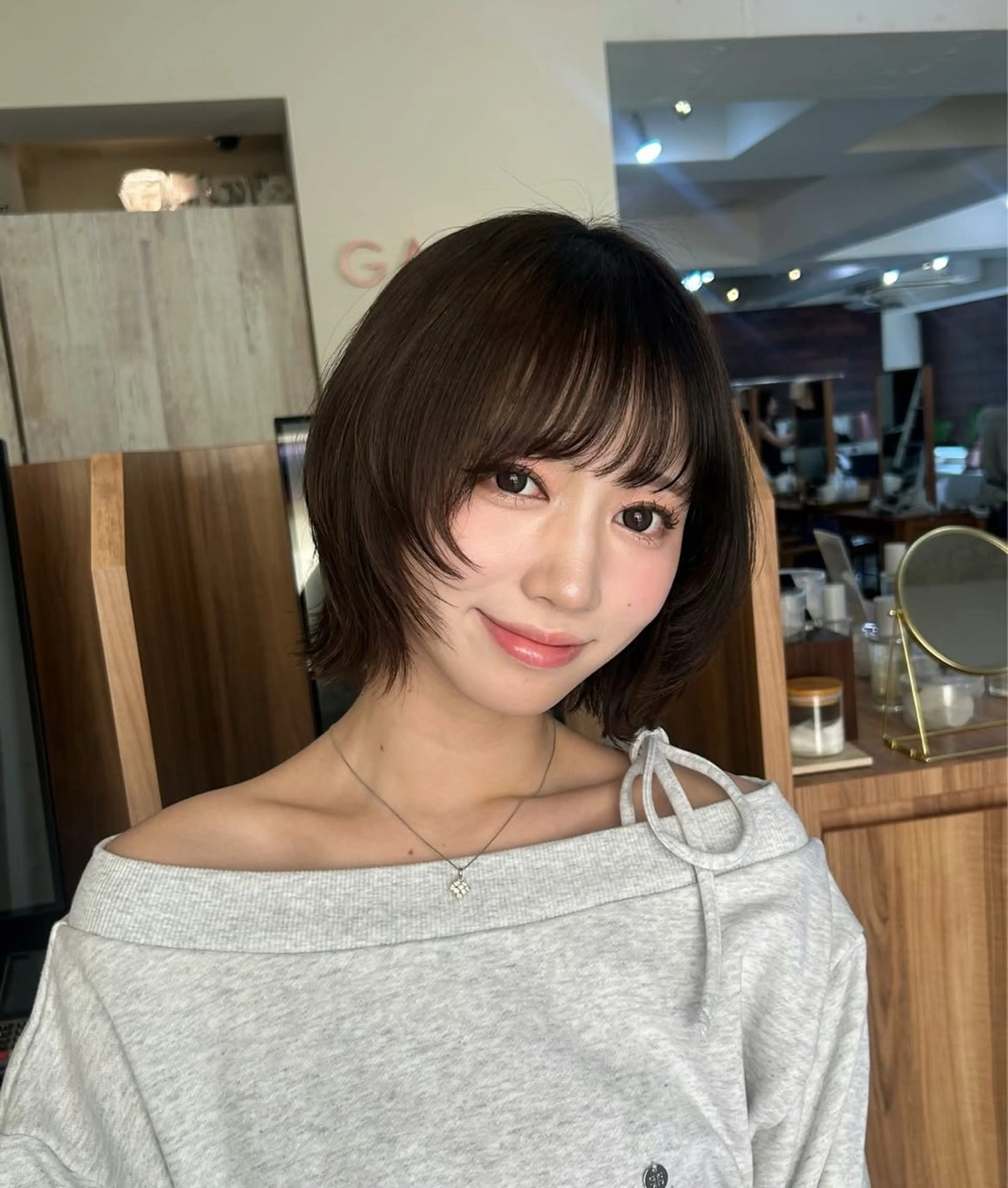 «人気NO.1»丁寧なカウンセリング🫶似合わせカット➕艶髪カラー(白髪染め可🙆♀️) ➕marbb🫧 ͛.*の写真