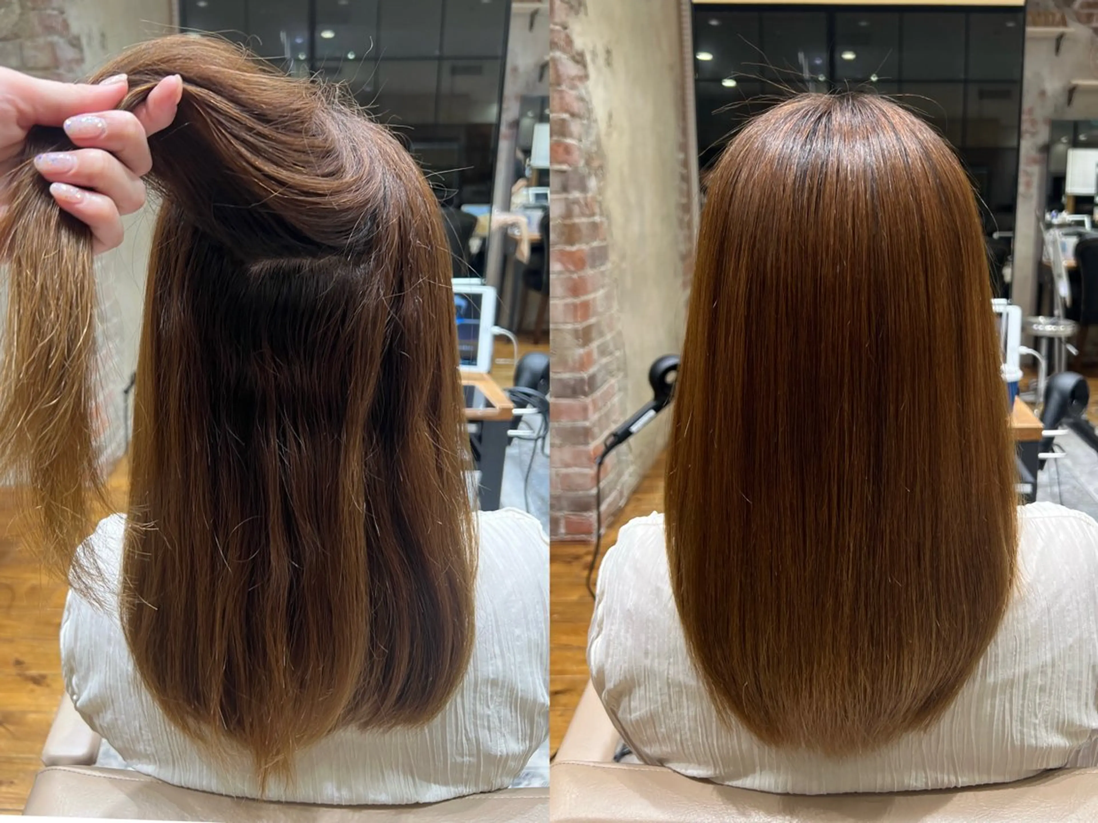 ミディアム 透明感🫧 amu🫧のヘアスタイル